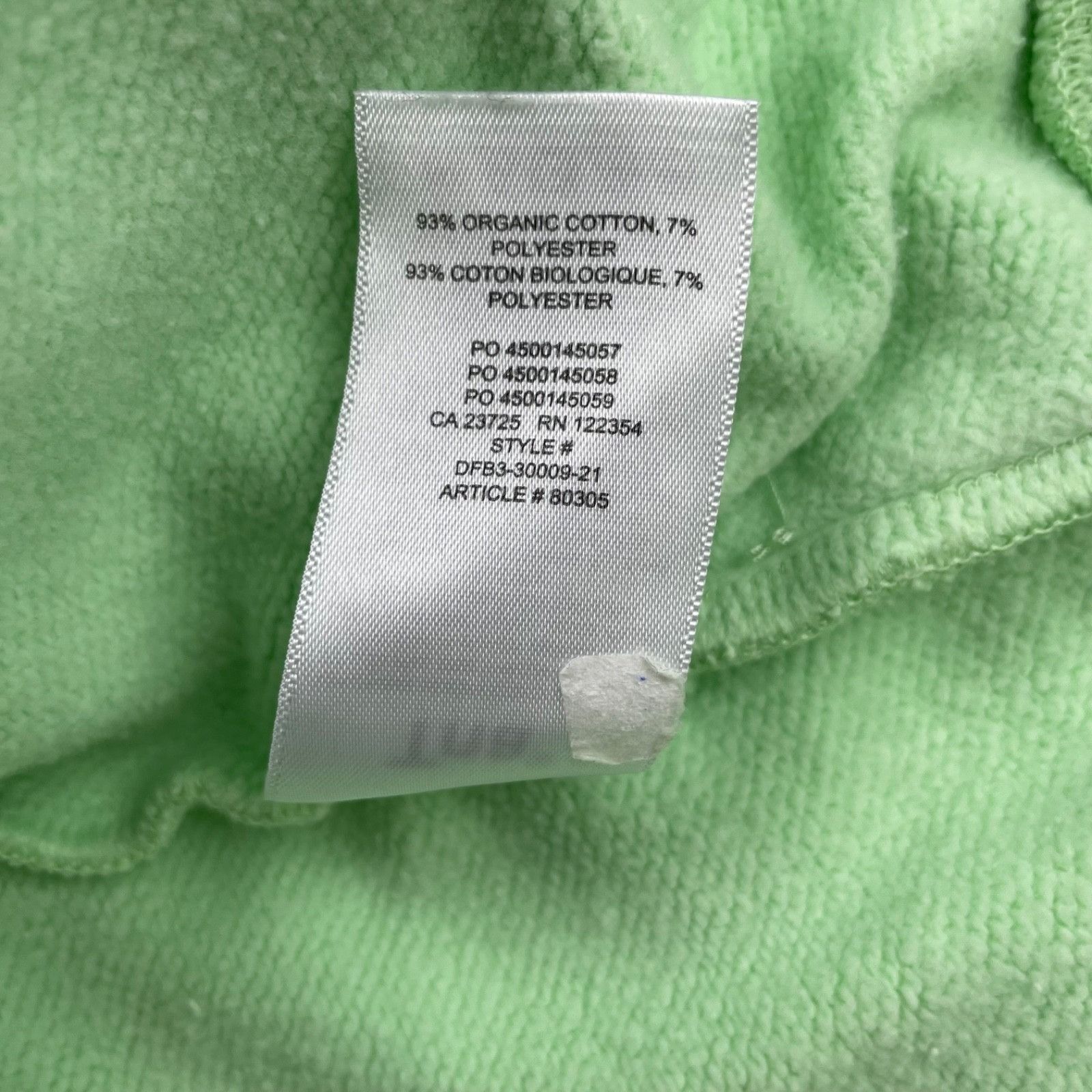 TNA Tna Men's Extra Fleece Crewneck Pullover Sweatshirt Green • Size US L / EU 52-54 / 3 - 6 Thumbnail