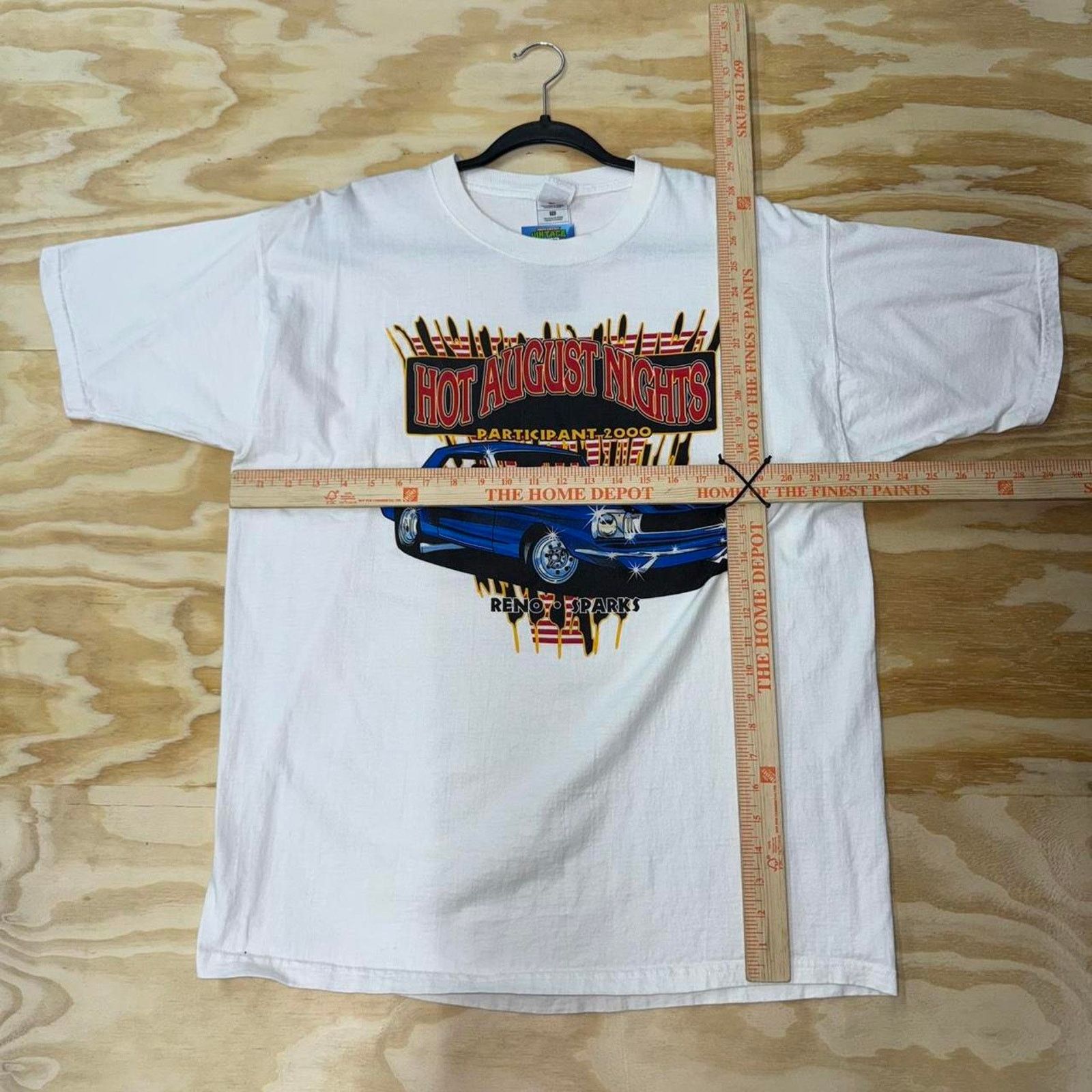 Fruit Of The Loom Vintage y2k hot august nights 2000 reno sparks casino tshirt Size US XL / EU 56 / 4 - 3 Thumbnail
