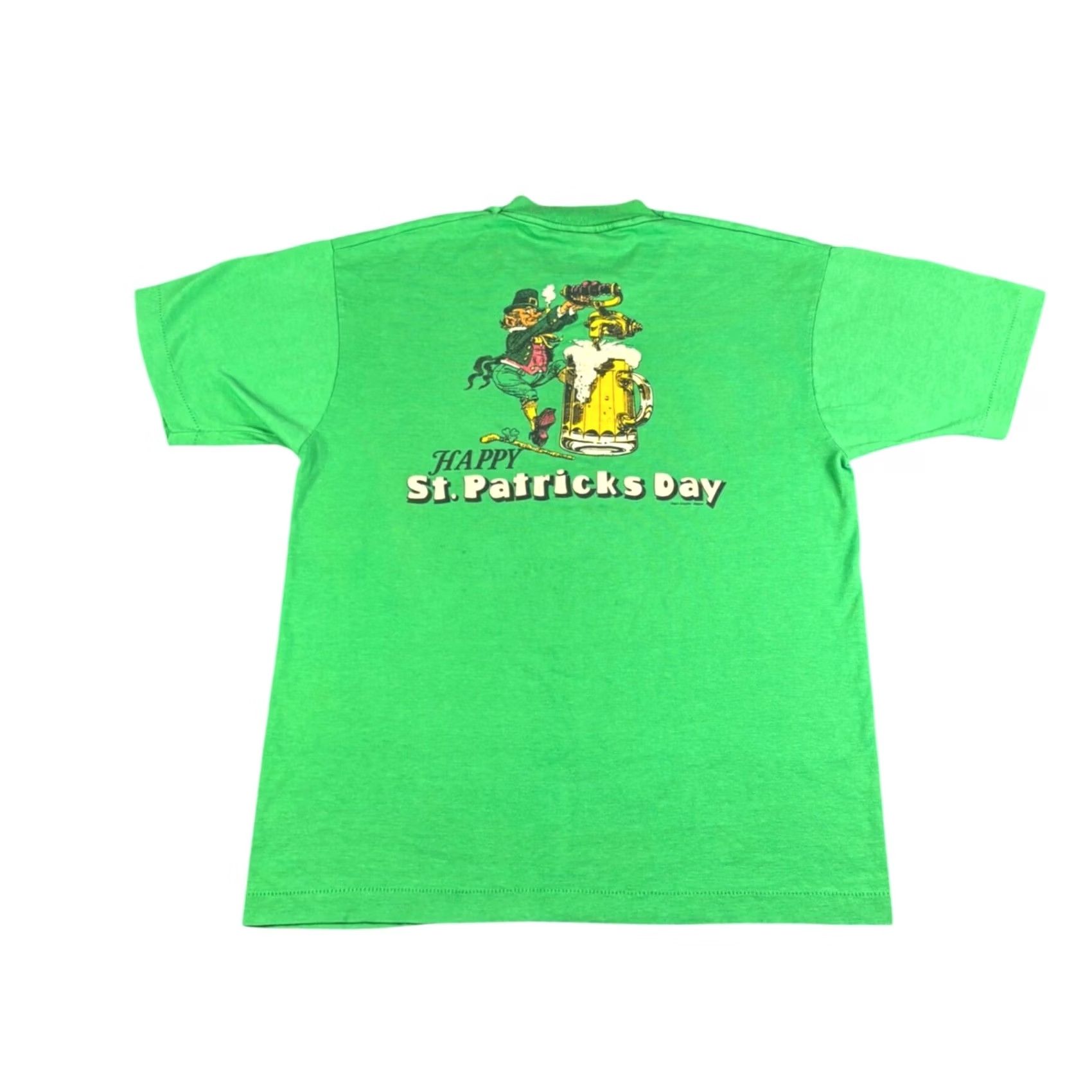 Vintage VINTAGE Heineken St Patricks Day Shirt Mens L Green Screen Stars Best 80s Size US L / EU 52-54 / 3 - 2 Thumbnail