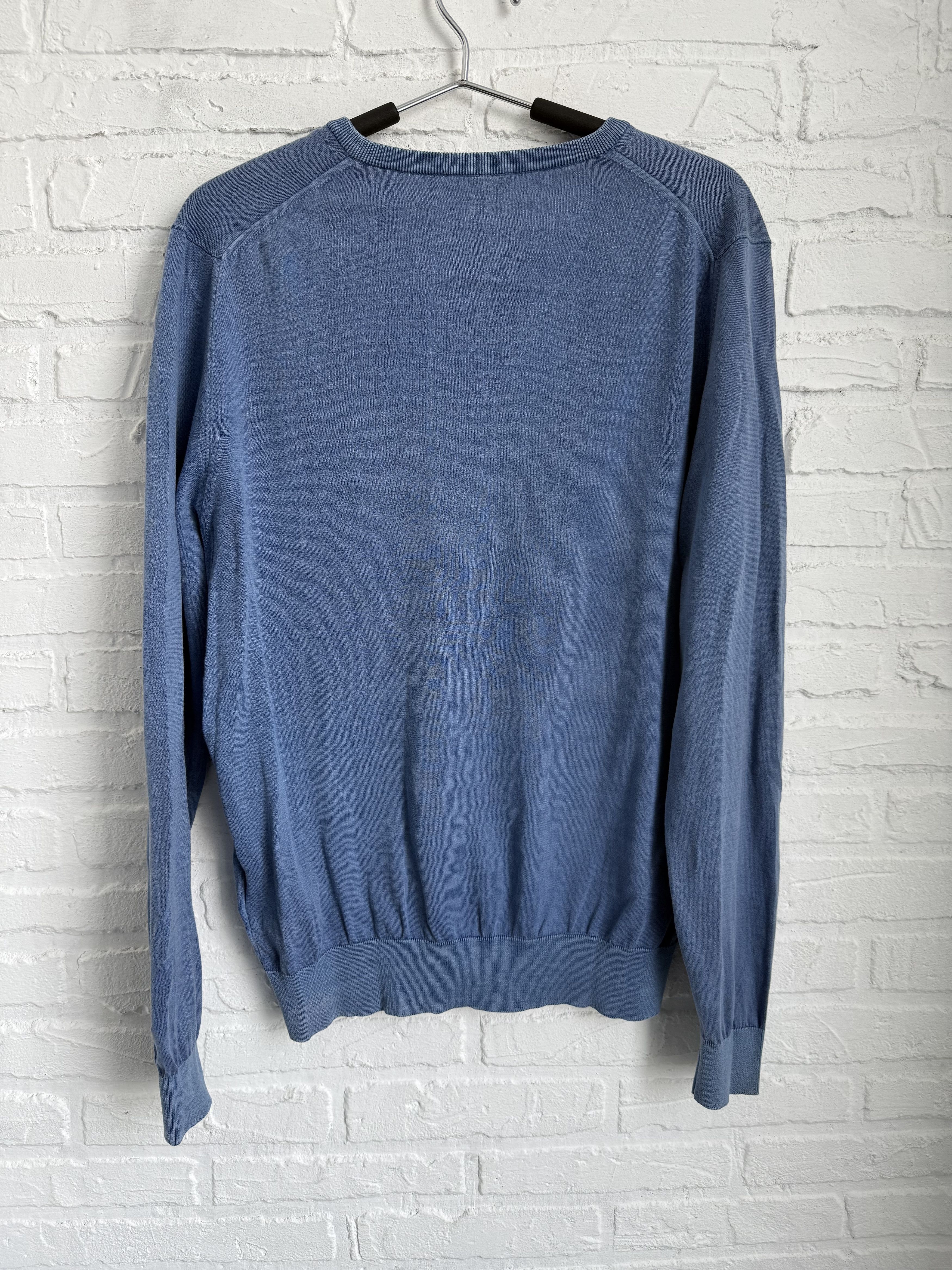 Moncler Moncler maglione tricot scollo A V-neck Garment Dye jumper Size US M / EU 48-50 / 2 - 11 Thumbnail