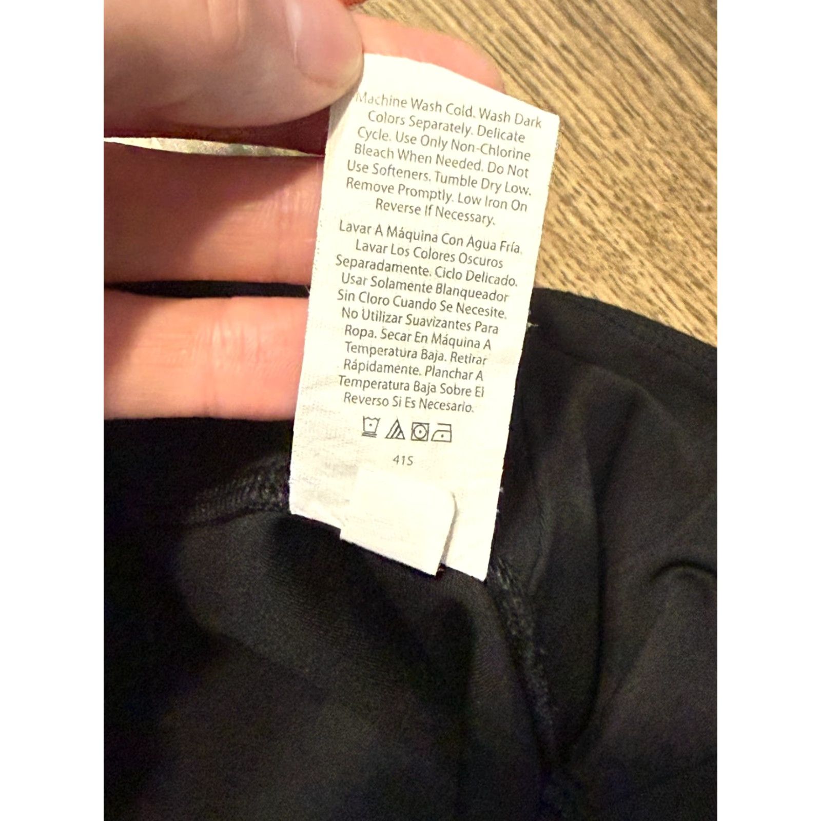 Avia AVIA Pants Women's XL Black Leggings Pull On Mid Rise Activewear Yoga Casual Ankle Modern 27 in Inseam Womens - Free Return Size 40" / US 18 - 6 Thumbnail