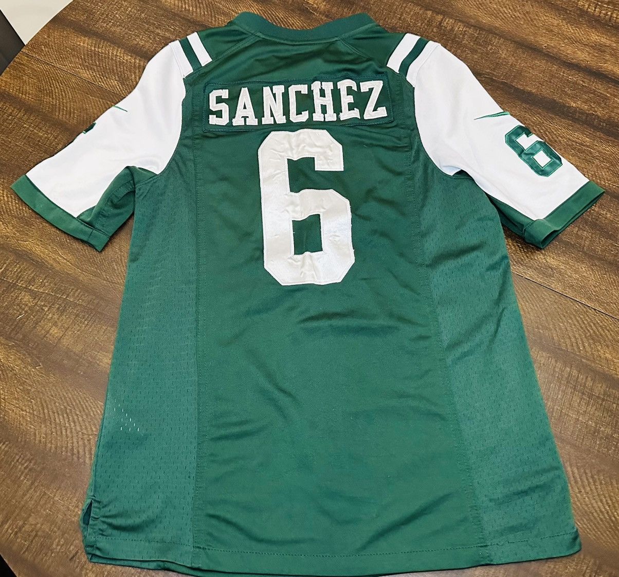 Nike Nike NFL New York Jets Mark Sanchez 6 Jersey Mens SM Sewn Size US S / EU 44-46 / 1 - 11 Thumbnail