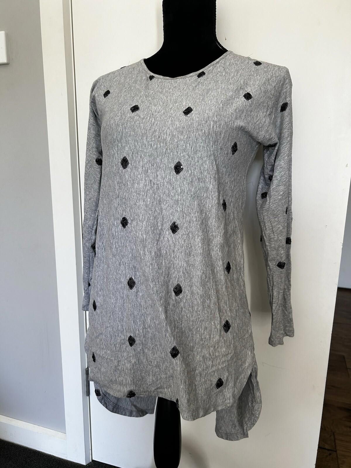 Other Cartel & Willow Long Sleeve Grey Sequin Diamond -Sz S (7) Size S / US 4 / IT 40 - 3 Thumbnail