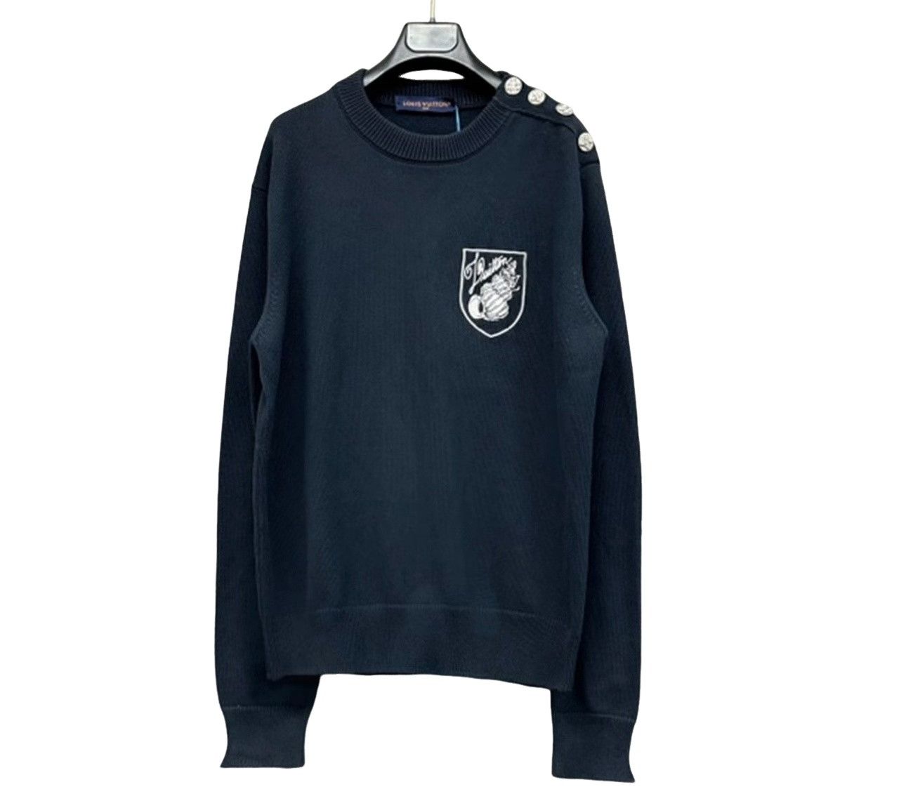 Louis Vuitton Louis Vuitton Pharrell Shell Logo Sweater XL Size US XL / EU 56 / 4 - 1 Thumbnail