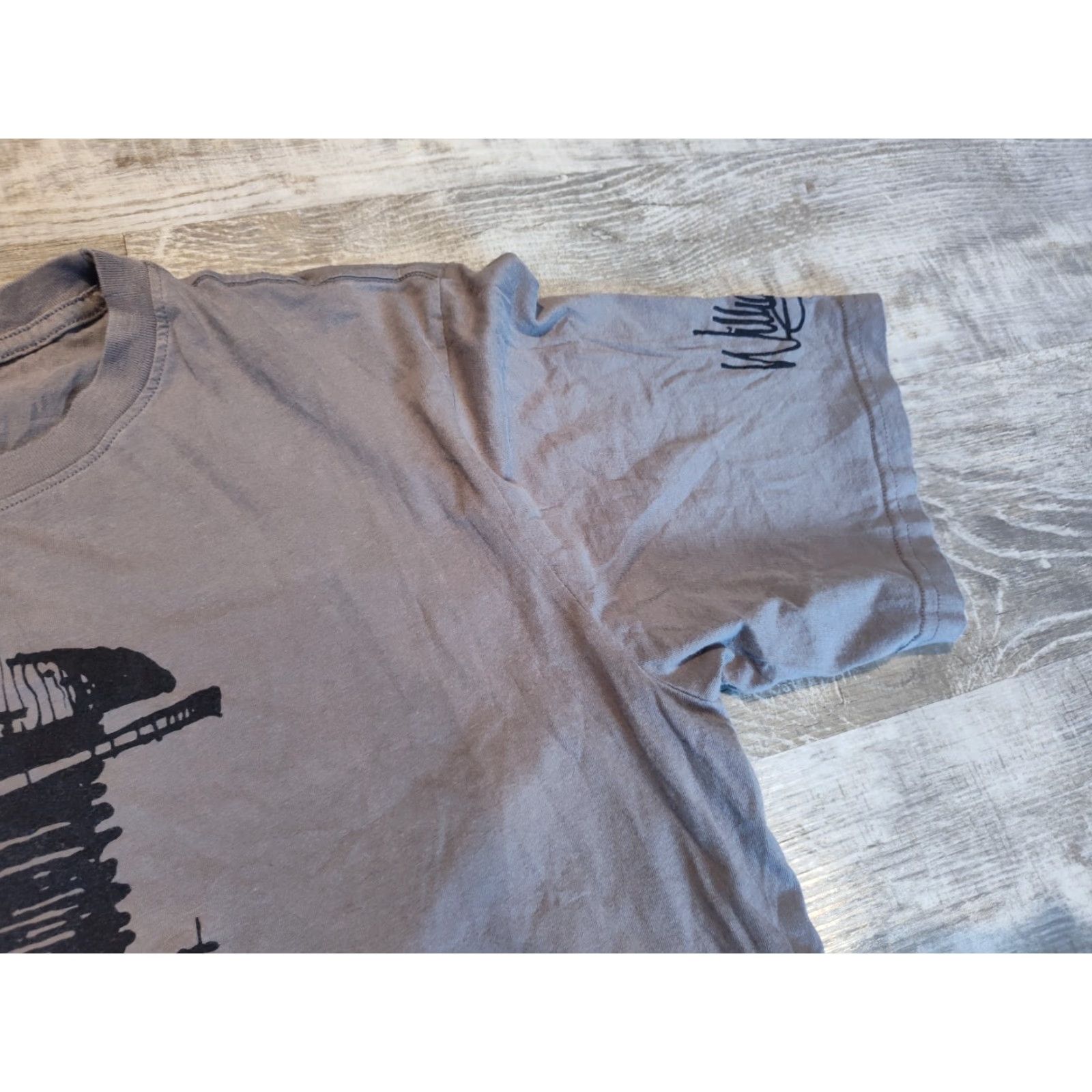 Harley Davidson Harley-Davidson T-Shirt Mens Medium Gray Skull Logo USA Made Short Sleeve Crew Neck Size US M / EU 48-50 / 2 - 3 Thumbnail