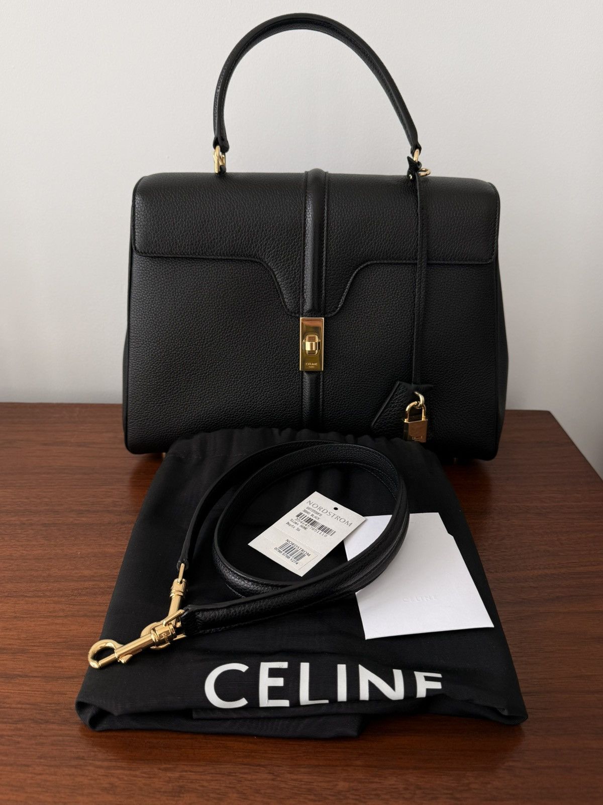Celine Classic 16 Bag in Grained Calfskin Size ONE SIZE - 3 Thumbnail
