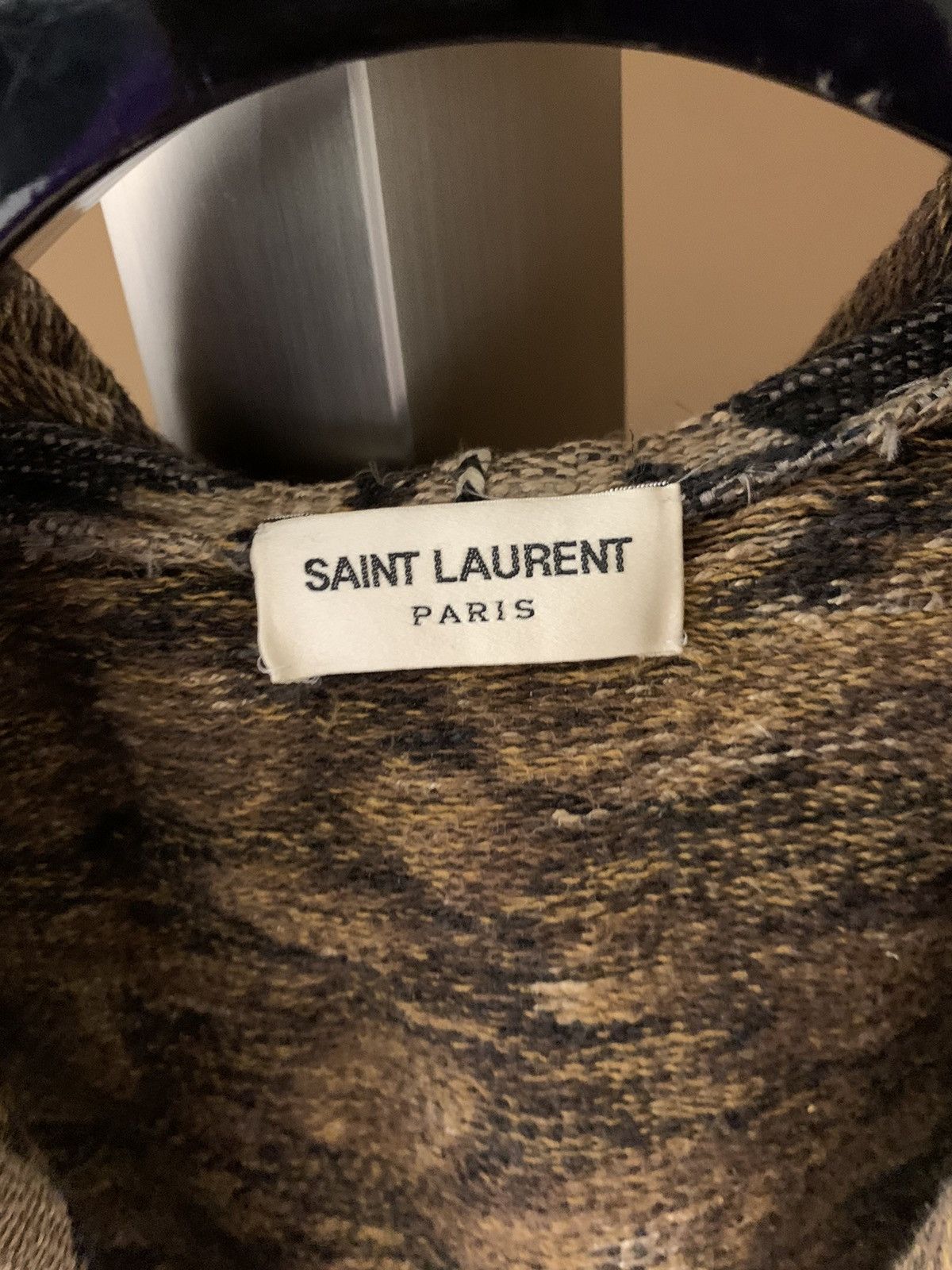 Saint Laurent Paris Saint Laurent 2016SS Leopard baja cardigan Size US S / EU 44-46 / 1 - 4 Thumbnail