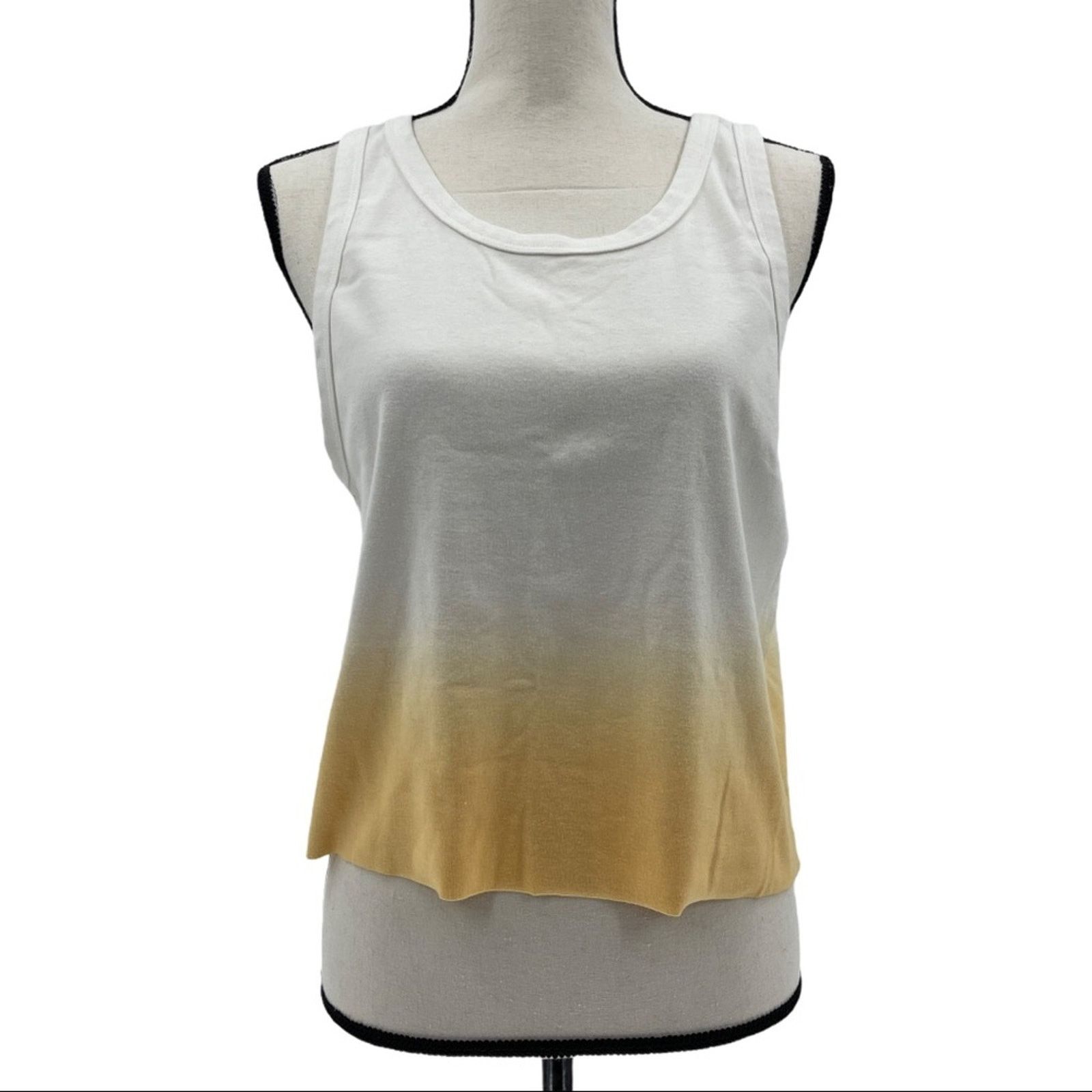 American Eagle Outfitters American Eagle Ombre Raw Hem Tank Top Size L Size L / US 10 / IT 46 - 1 Thumbnail