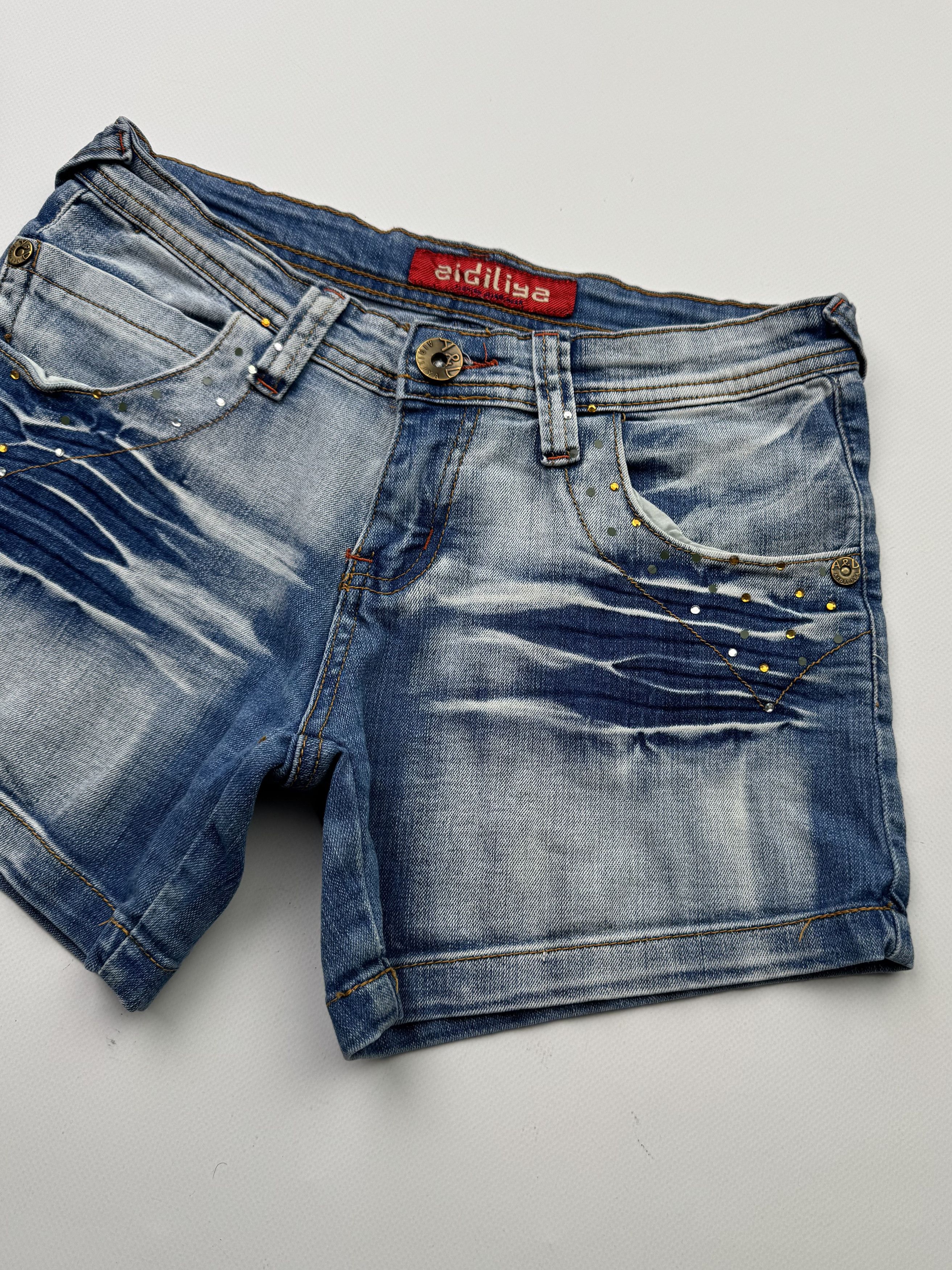 Vintage Vintage Mini Shorts B661(V382)E2 Size 25" / US 0 / IT 36 - 3 Thumbnail