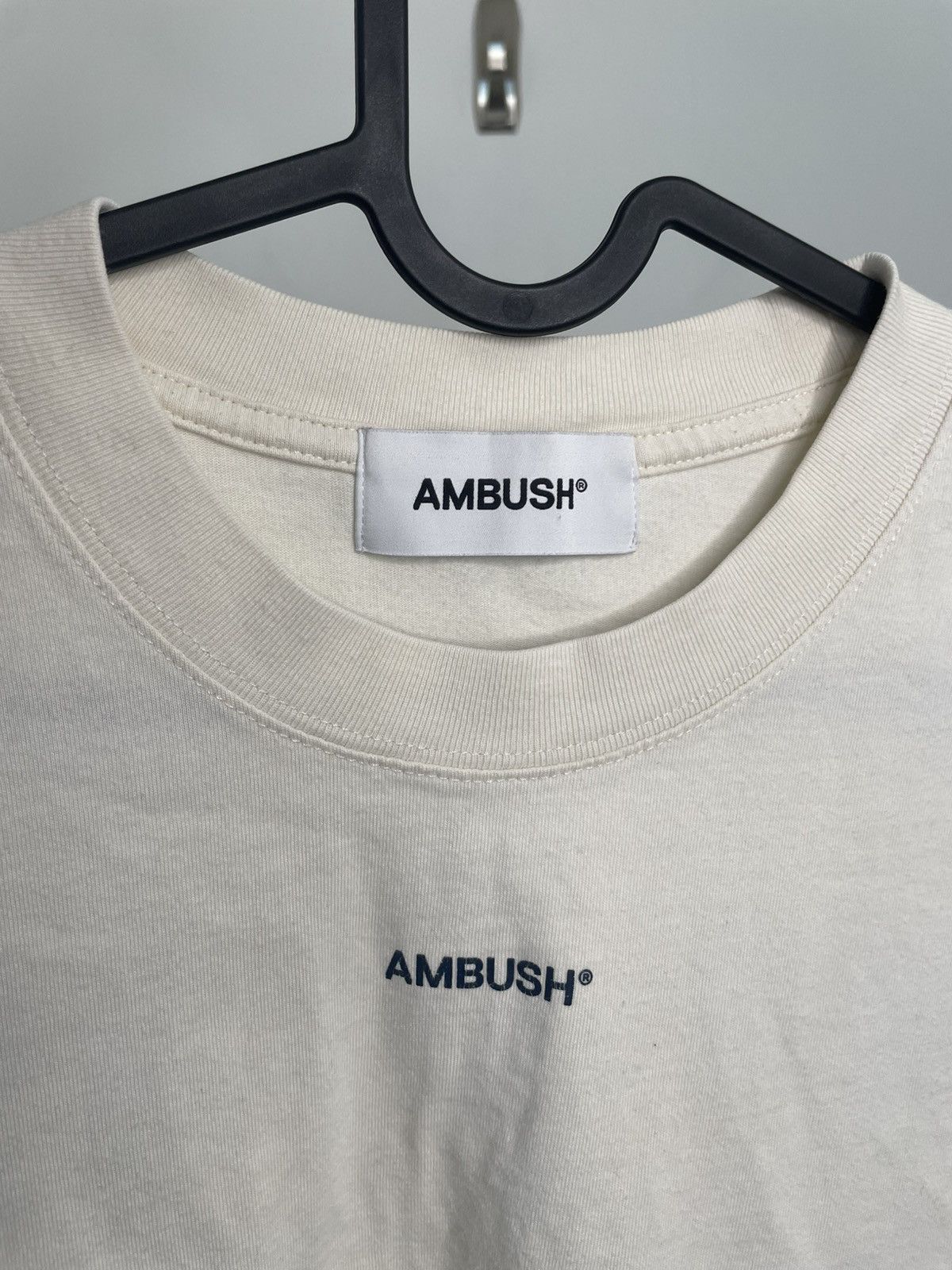 Ambush Design Ambush T Shirt XL Logo Japan Limited Edition Cream Medium Size US M / EU 48-50 / 2 - 3 Thumbnail