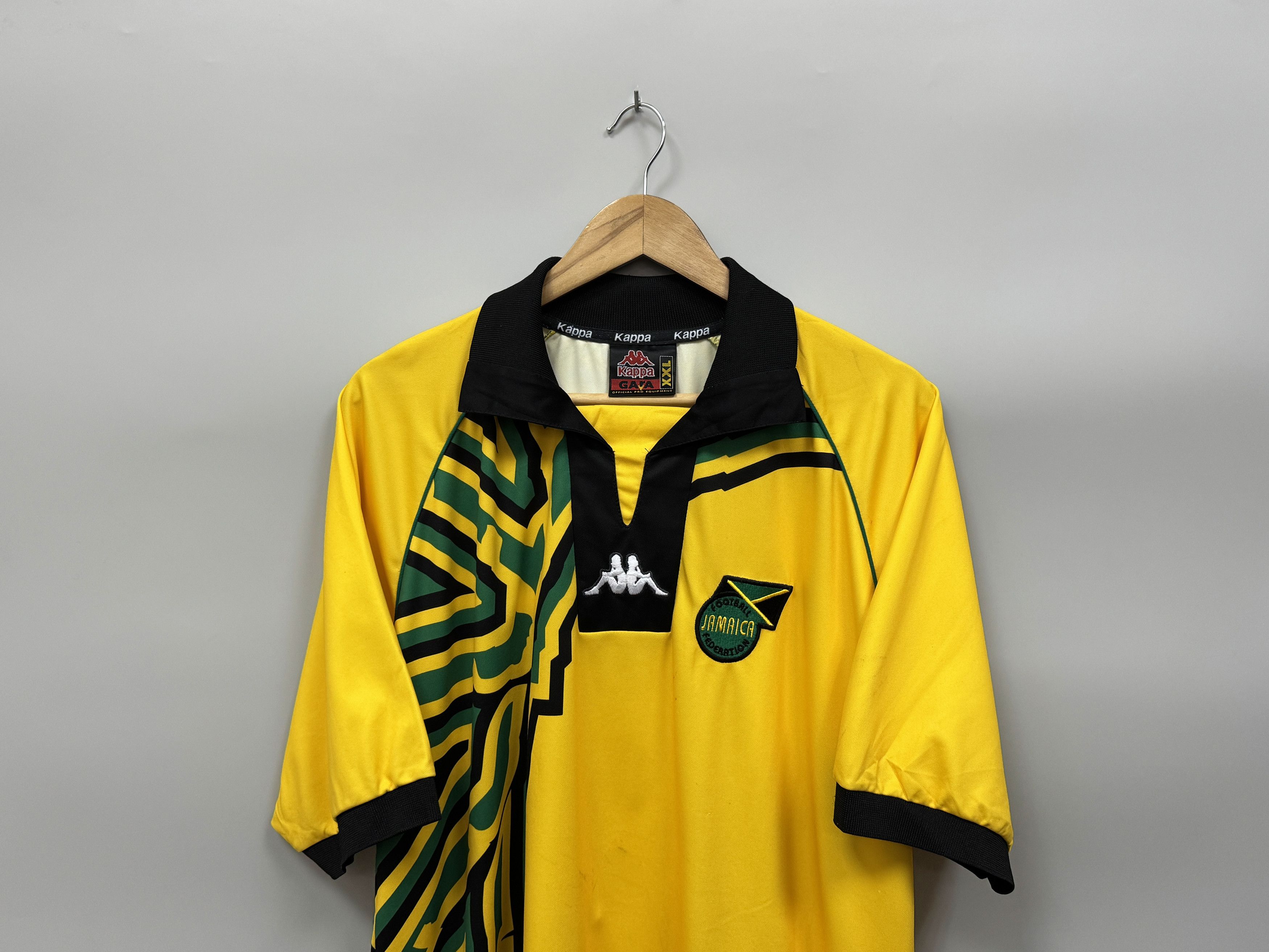 Kappa 1998 Jamaica PETER 4 World Cup Kappa Football Soccer Kit Size US XXL / EU 58 / 5 - 5 Thumbnail