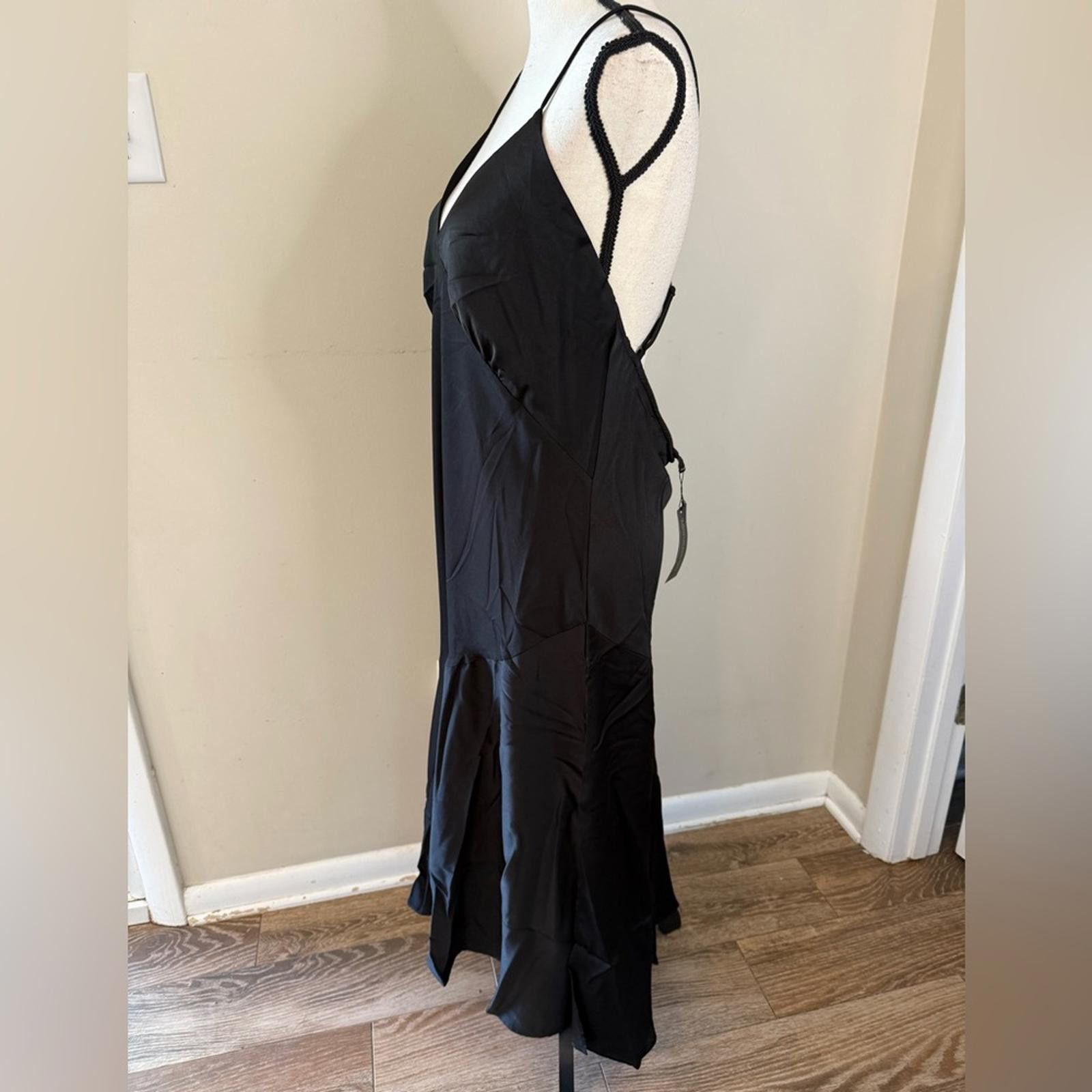 Other Banana Republic Factory black maxi dress open back Plus 16 Size XXL / US 16-18 / IT 52-54 - 2 Thumbnail