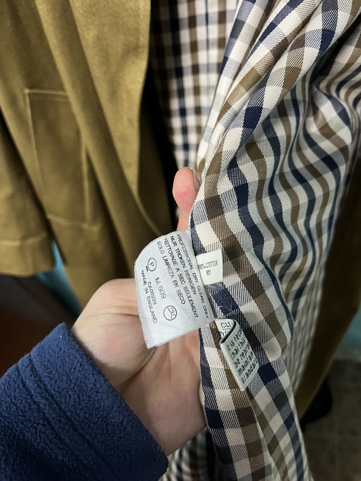 Aquascutum × Vintage Aquascutum Man's Vintage coat Size US L / EU 52-54 / 3 - 8 Thumbnail