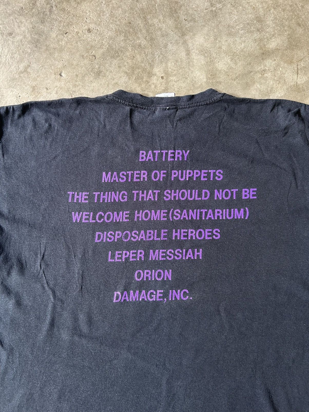 Band Tees Vintage Metallica Master of Puppets 2007 Shirt Size US XL / EU 56 / 4 - 4 Thumbnail