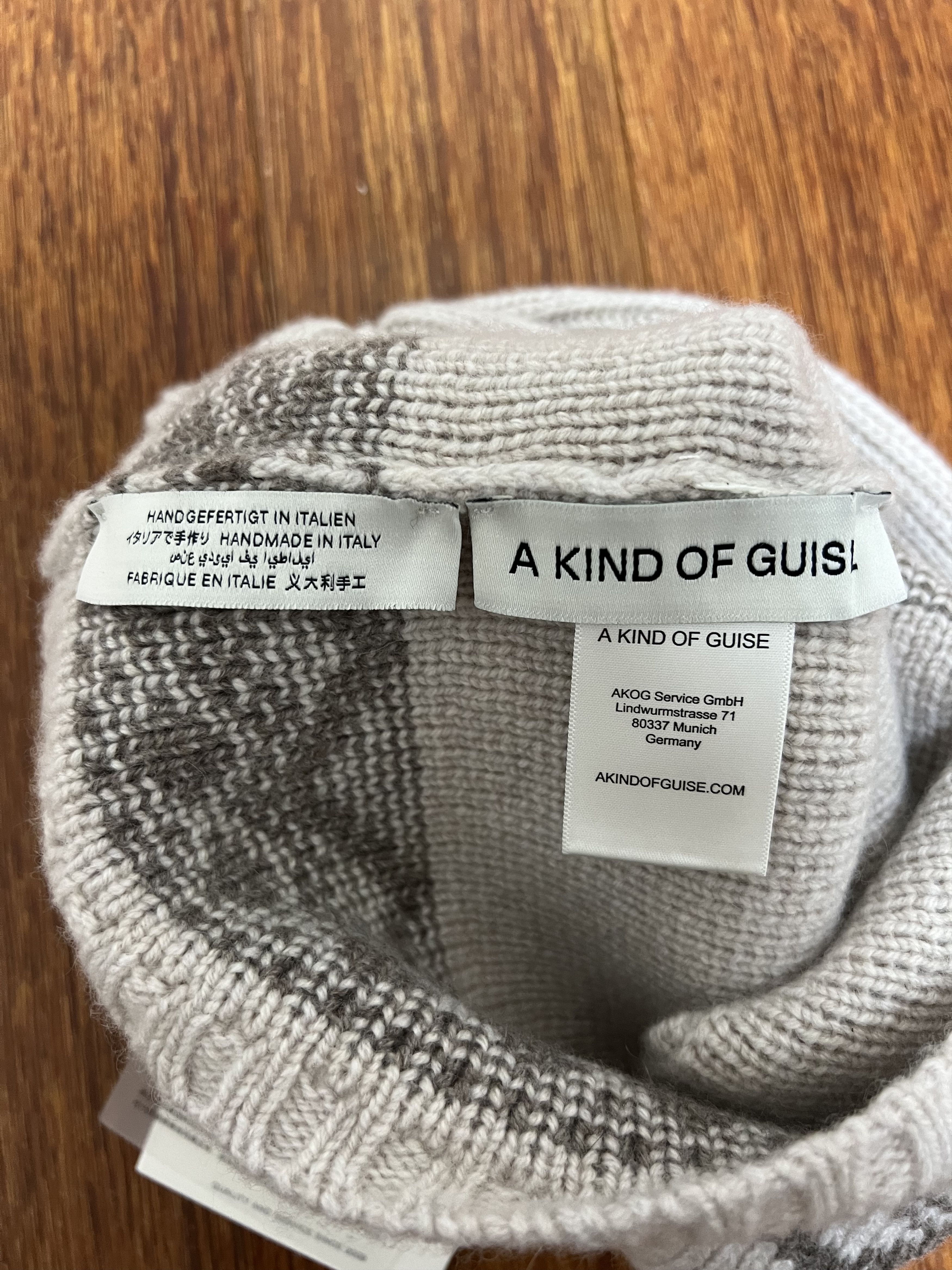 A Kind Of Guise 💚 AW23 A Kind Of Guise Exclusive Balaclava Ecru Size ONE SIZE - 8 Thumbnail
