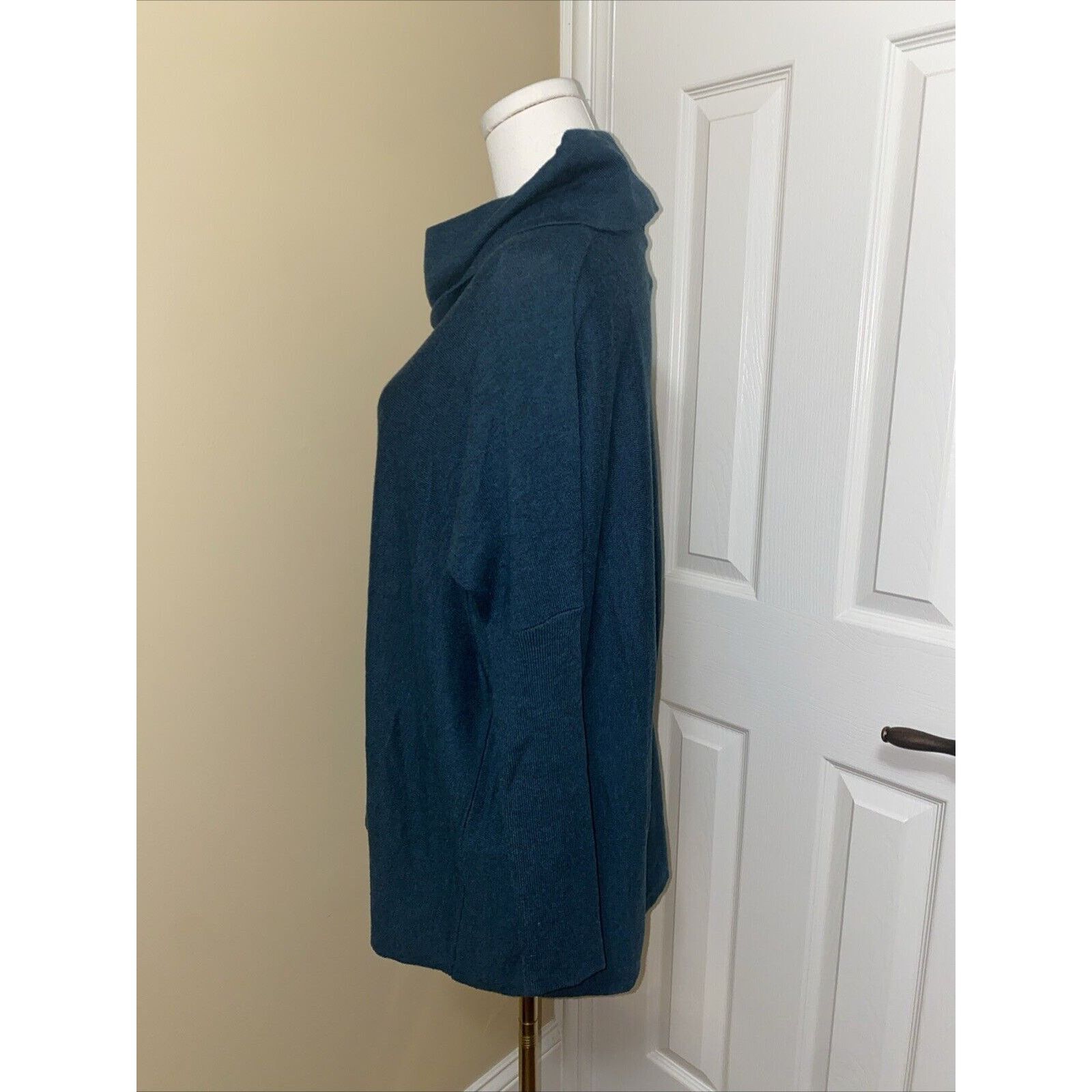 Smartwool SmartWool Edgewood Poncho Green Knit Sweater XS Size XS / US 0-2 / IT 36-38 - 3 Thumbnail