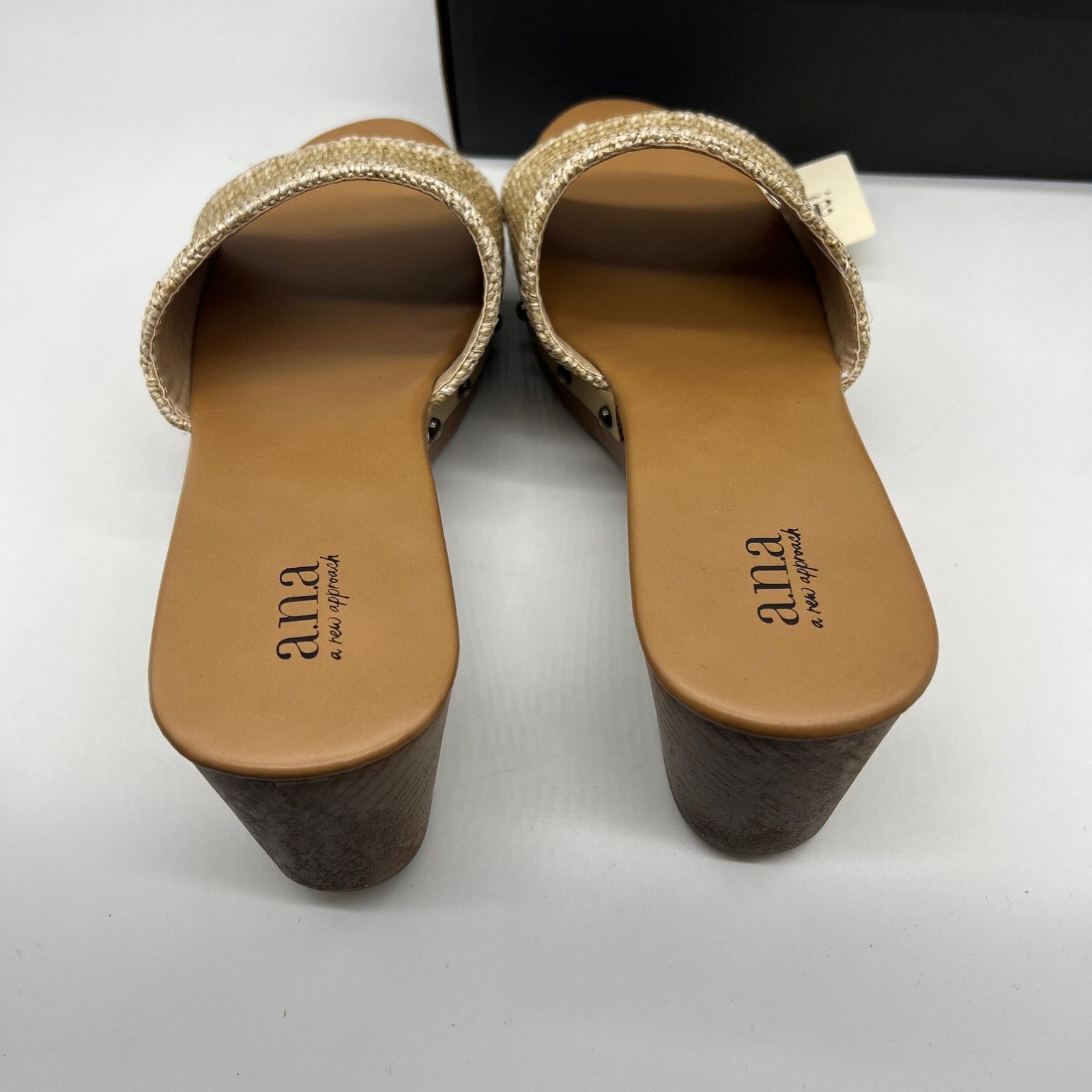 Other a.n.a. Women Shoes Robinson Casual Heel Natural Color Size US 10 / IT 40 - 8 Thumbnail