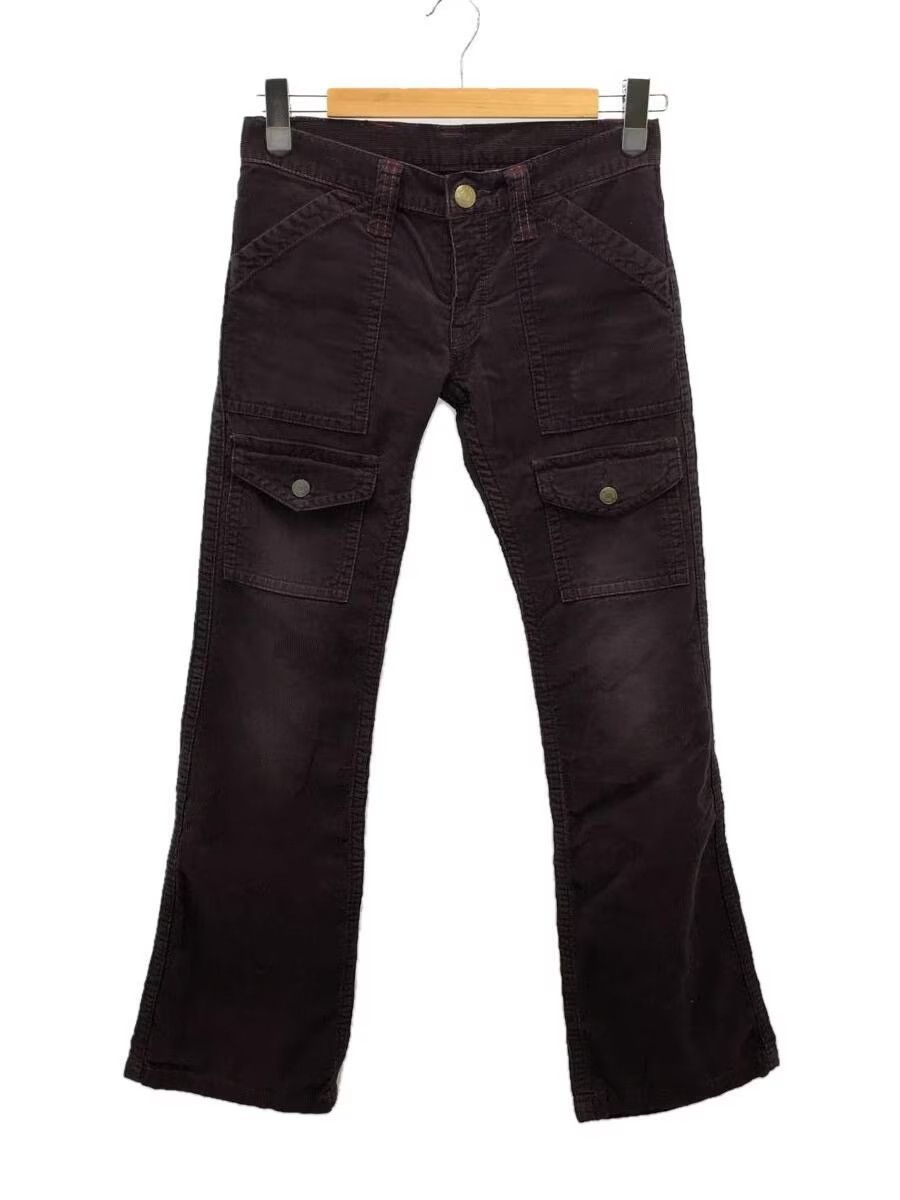 image of Hysteric Glamour Boot Cut Cargo Corduroy Pants in Purple, Men's (Size 29)