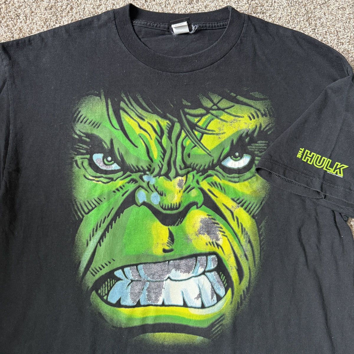 Marvel Comics Y2K 2003 Marvel Mad Engine Hulk Tee Size US XL / EU 56 / 4 - 1 Thumbnail