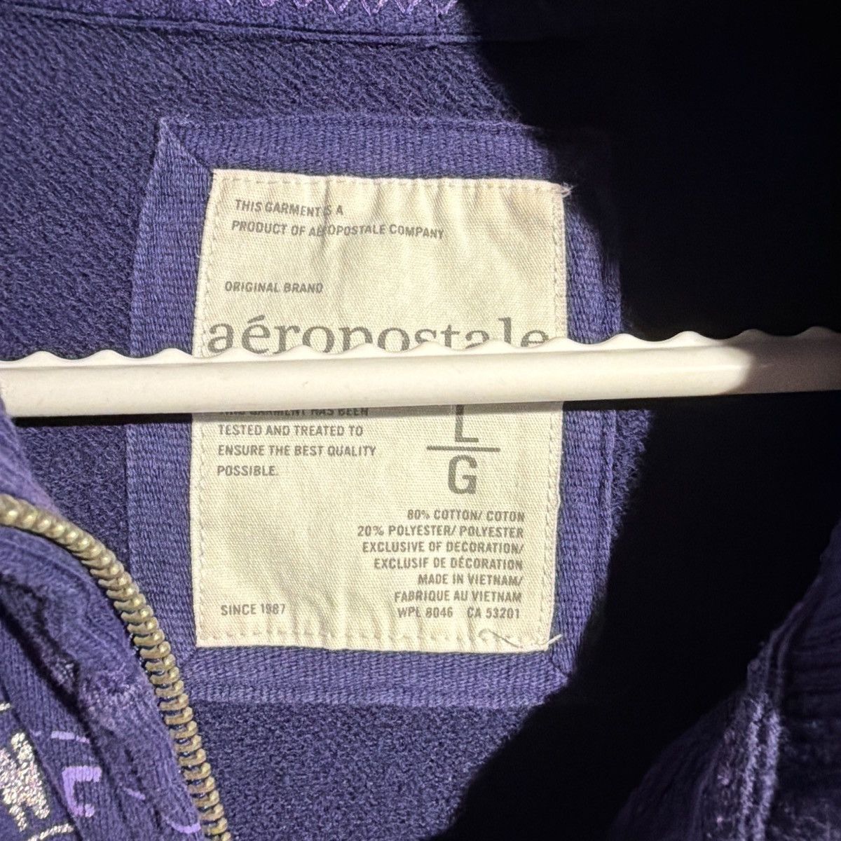 Aeropostale Aeropostale Zip-Up Sweater Size US L / EU 52-54 / 3 - 3 Thumbnail