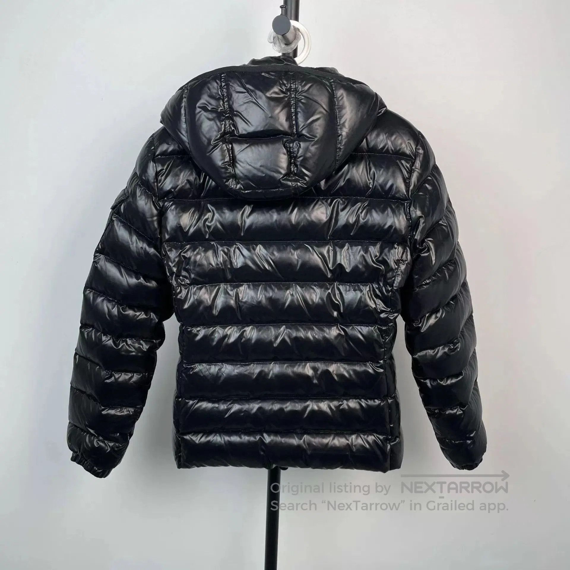 Moncler Black Puffer Jacket with Hood . Size US S / EU 44-46 / 1 - 2 Thumbnail