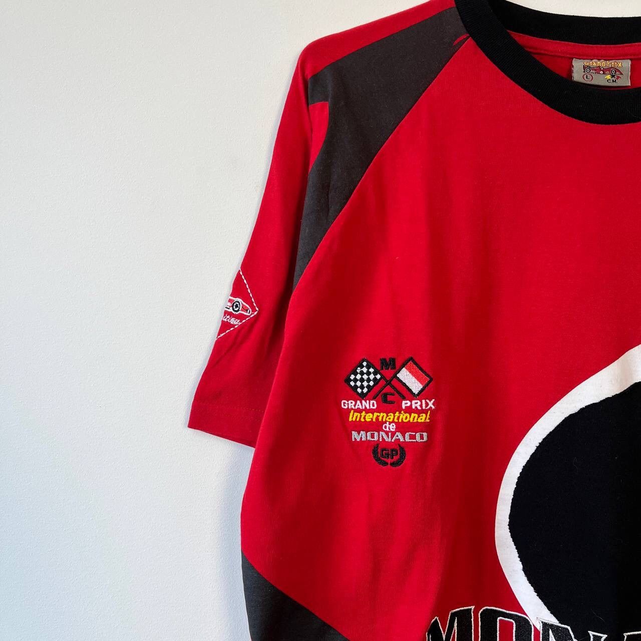Vintage VTG Monaco Grand Prix Racing World Championship Red T-Shirt Size US L / EU 52-54 / 3 - 17 Thumbnail