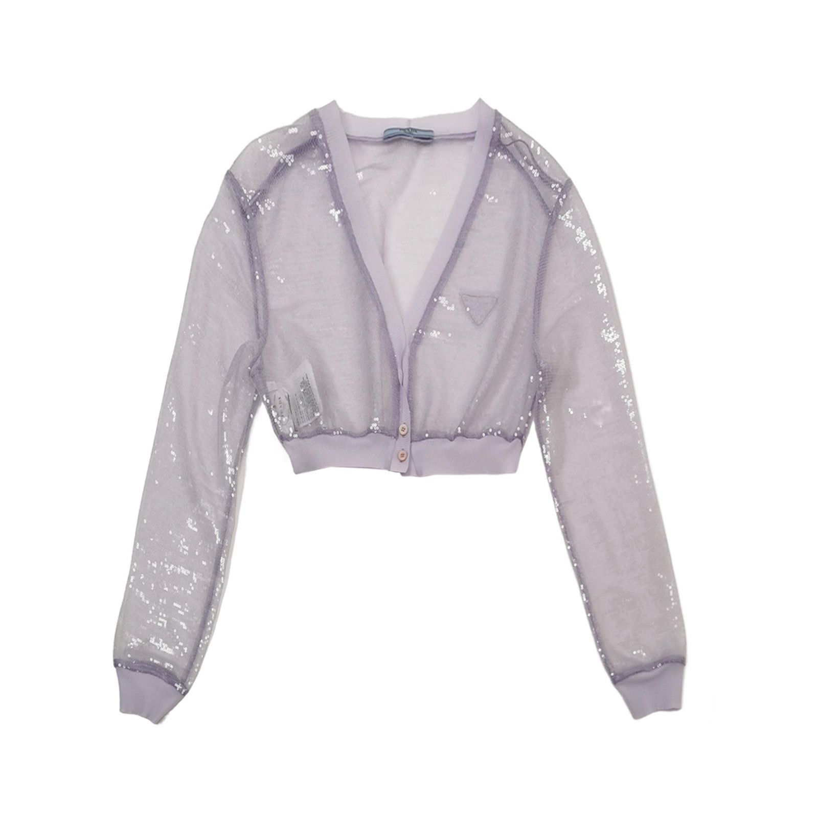 Prada Prada Sequin Tulle Cardigan Size 38 Size XS / US 0-2 / IT 36-38 - 1 Thumbnail