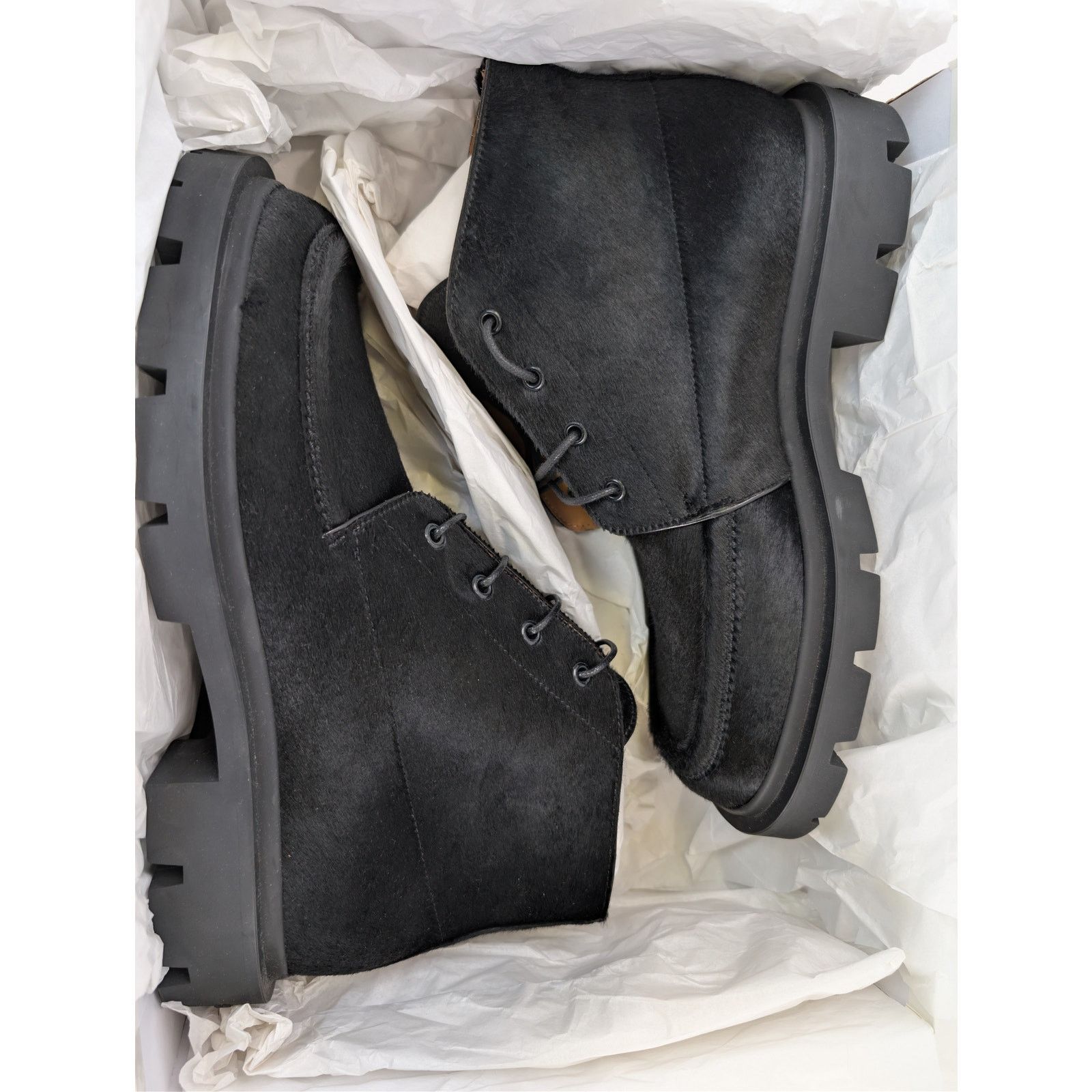 Maison Margiela o1rshd1 Calf Leather Ankle Boots in Black Size US 9 / EU 42 - 19 Thumbnail