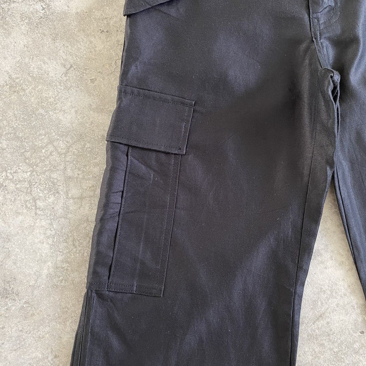 L7 Real Hip Vintage L7 Real Hip Coated Wide Leg Flared Cargo Pants Size US 31 - 8 Thumbnail