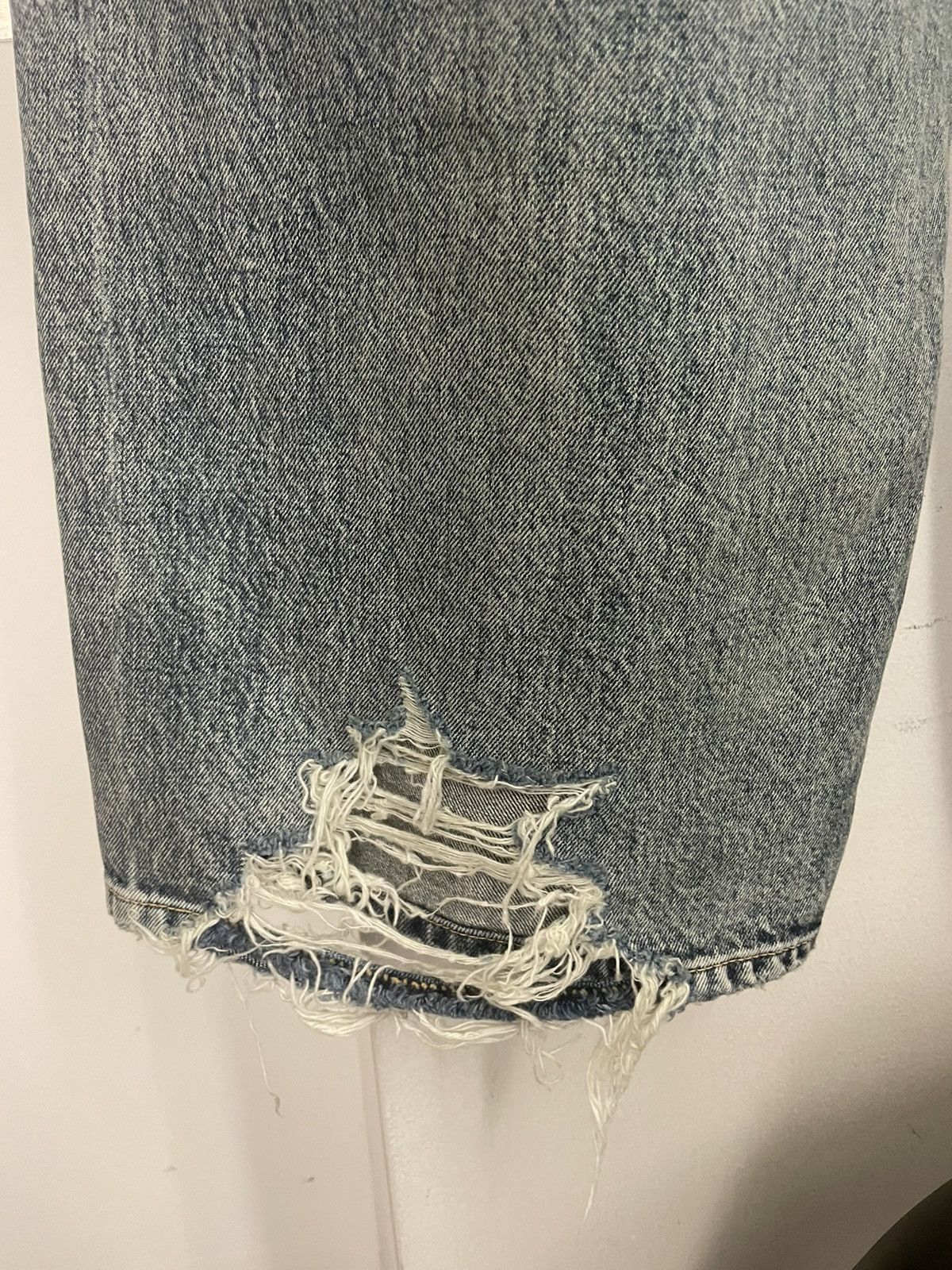Balenciaga Patched sweatpants in light blue Size US 31 - 8 Thumbnail