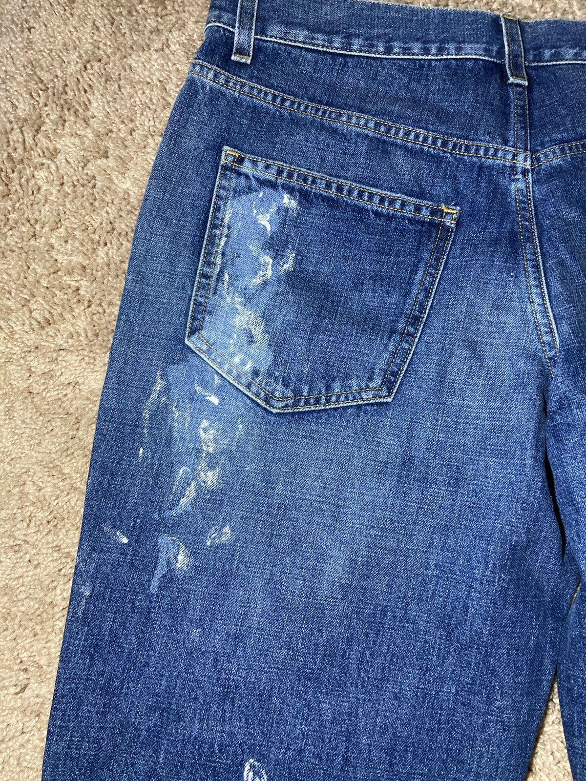 Martine Rose New SS21 Martine Rose Paint Splatter Distressed Jeans Large Size US 34 / EU 50 - 10 Thumbnail