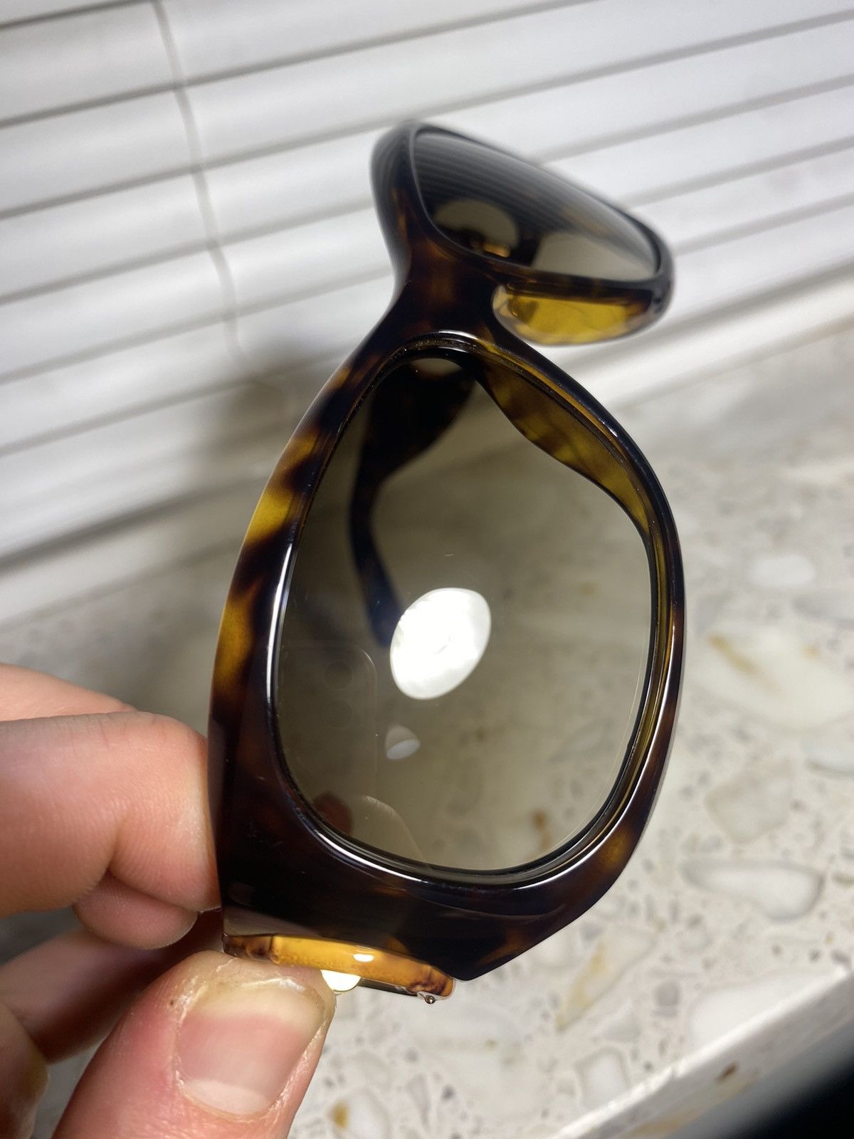 Gucci × Vintage Logo Bamboo Vintage Gucci Sunglasses Size ONE SIZE - 11 Thumbnail
