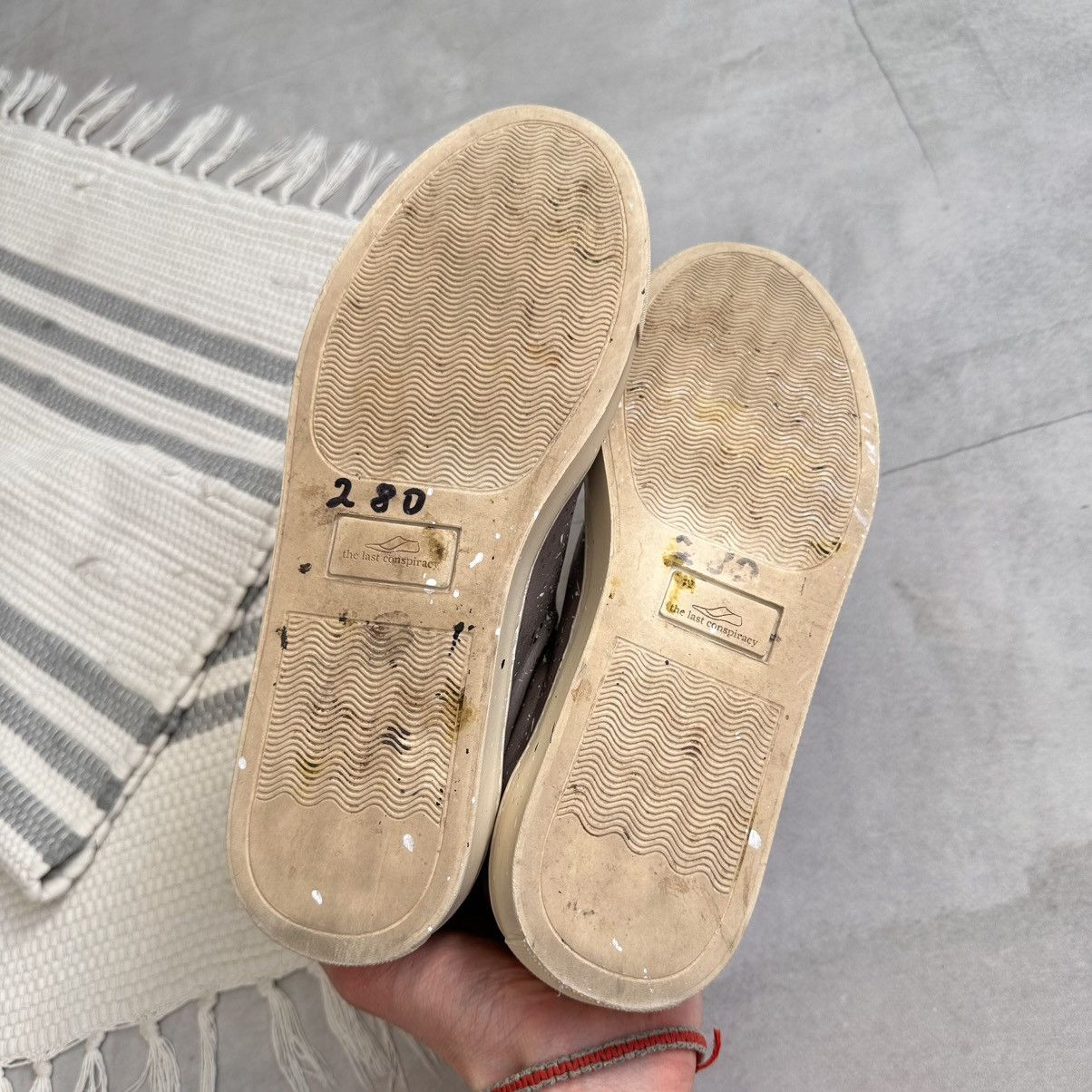 The Last Conspiracy Splashed The Last Conspiracy Sneakers Shoes Margiela Vibe Size US 7 / EU 40 - 9 Thumbnail