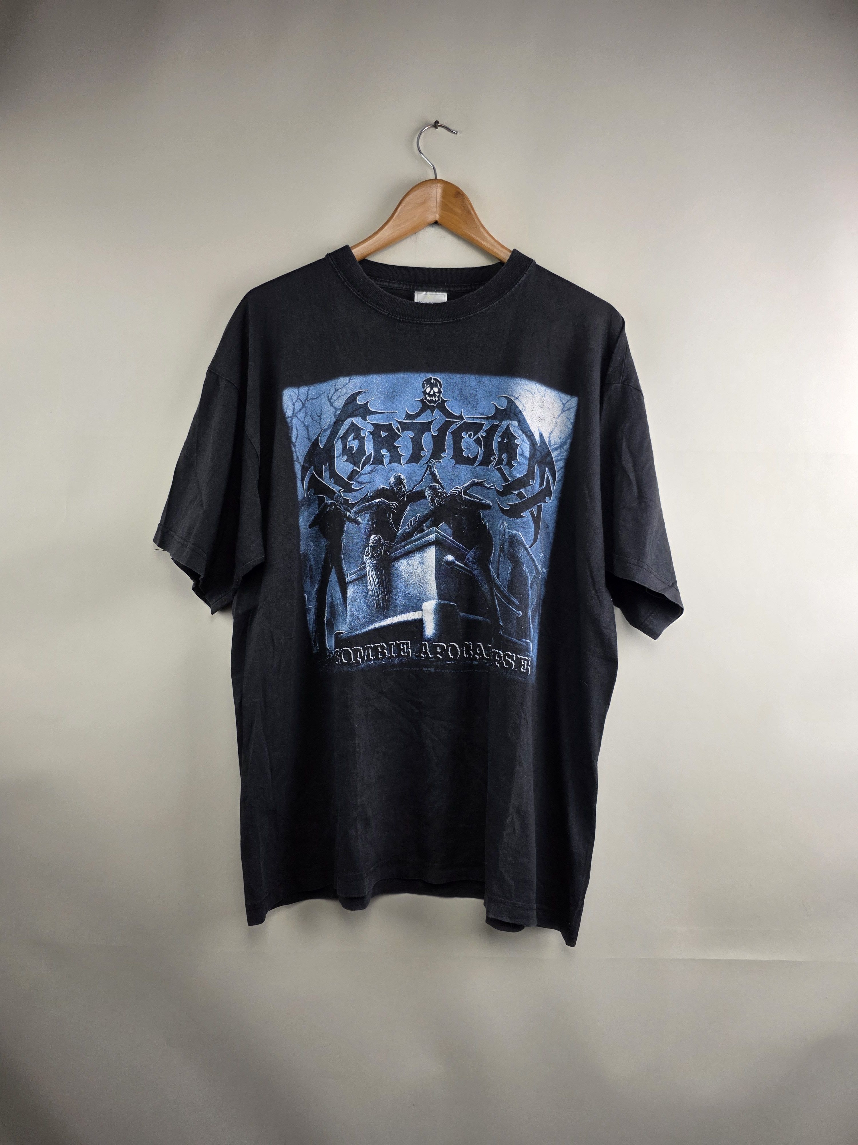Band Tees 1998 Mortician Zombie Apocalypse 90S Vintage t shirt XL Size US XL / EU 56 / 4 - 9 Thumbnail