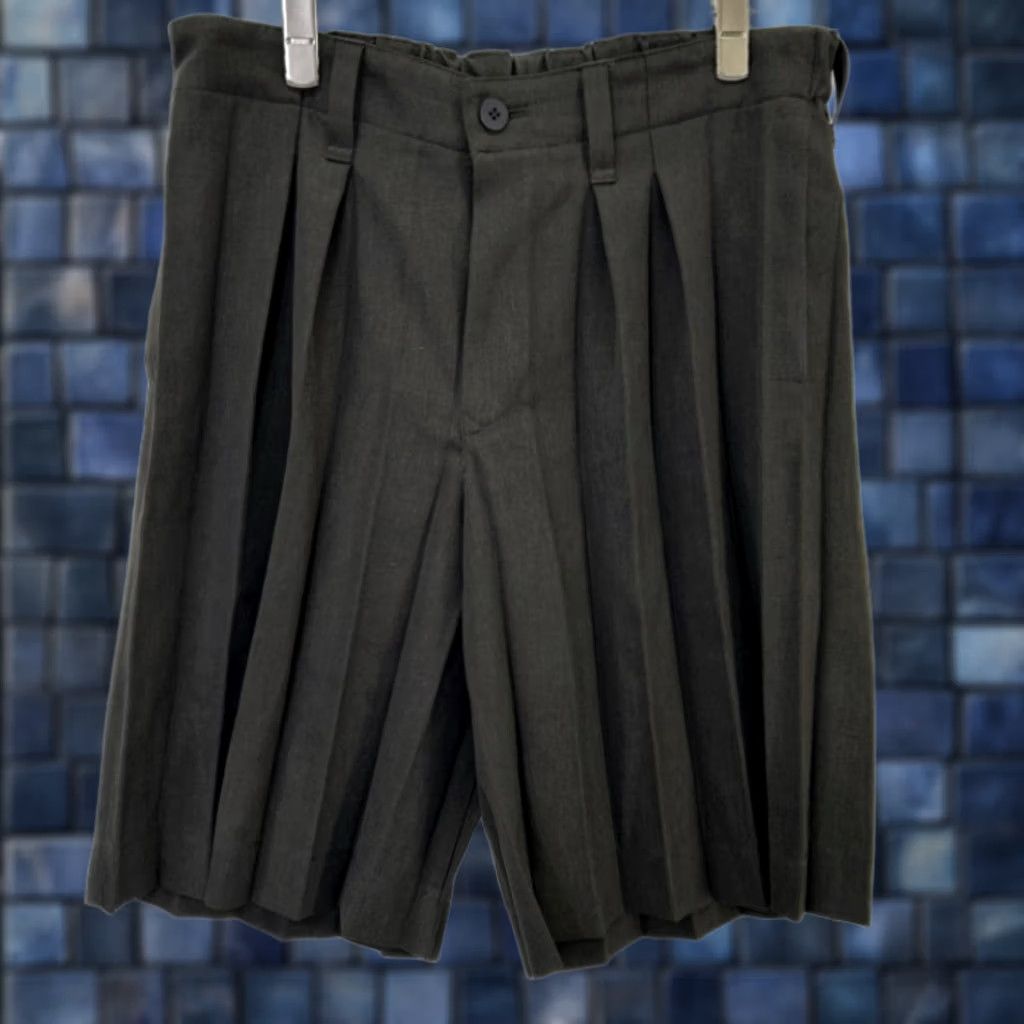 Issey Miyake HOMME PLISSE ISSEY MIYAKE EDGE ENSEMBLE Pleated Shorts Size 3 Men's USED Size US 33 - 1 Thumbnail