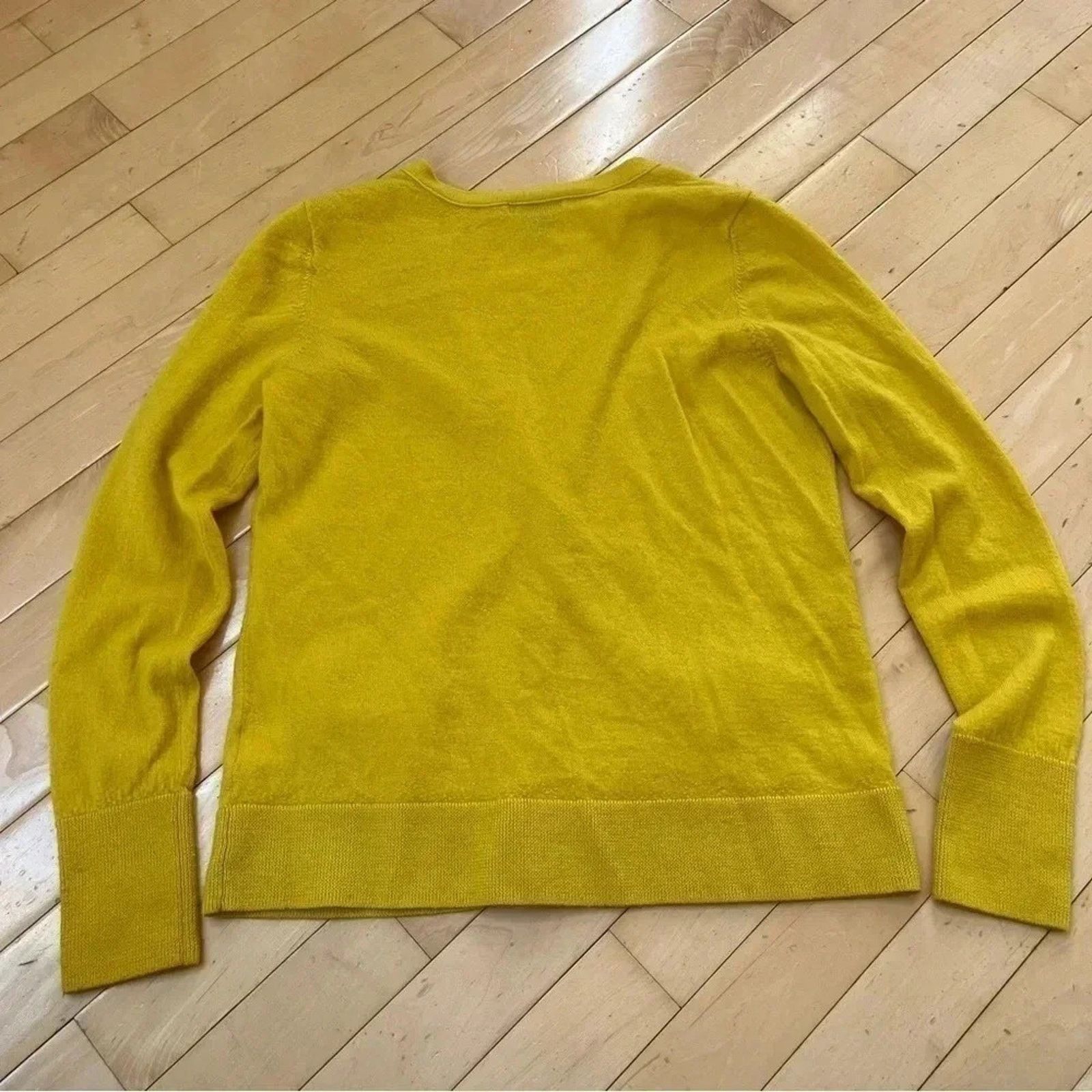 Other Halogen Yellow 100% Merino Wool Button Front Cardigan Size S Size S / US 4 / IT 40 - 9 Thumbnail