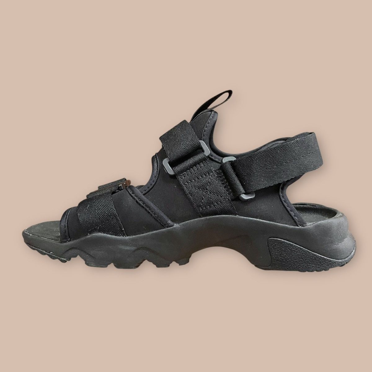 Nike Nike Canyon Sandal ‘Triple Black’ Size US 5.5 / EU 38 - 14 Thumbnail