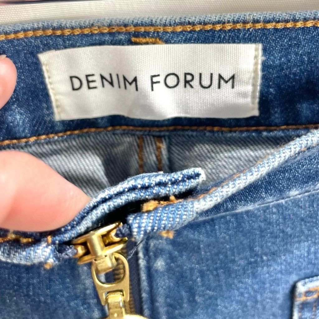 Aritzia Denim Forum Just Peachy Straight Boot Cut Jeans Size 30 Size 30" / US 8 / IT 44 - 7 Thumbnail