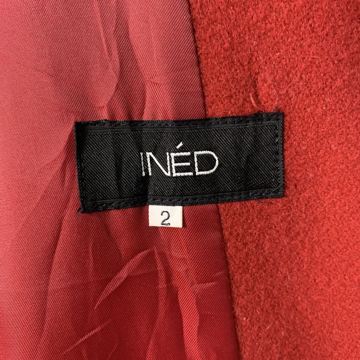 Japanese Brand Ined Red Duffle Coat Size M / US 6-8 / IT 42-44 - 16 Thumbnail