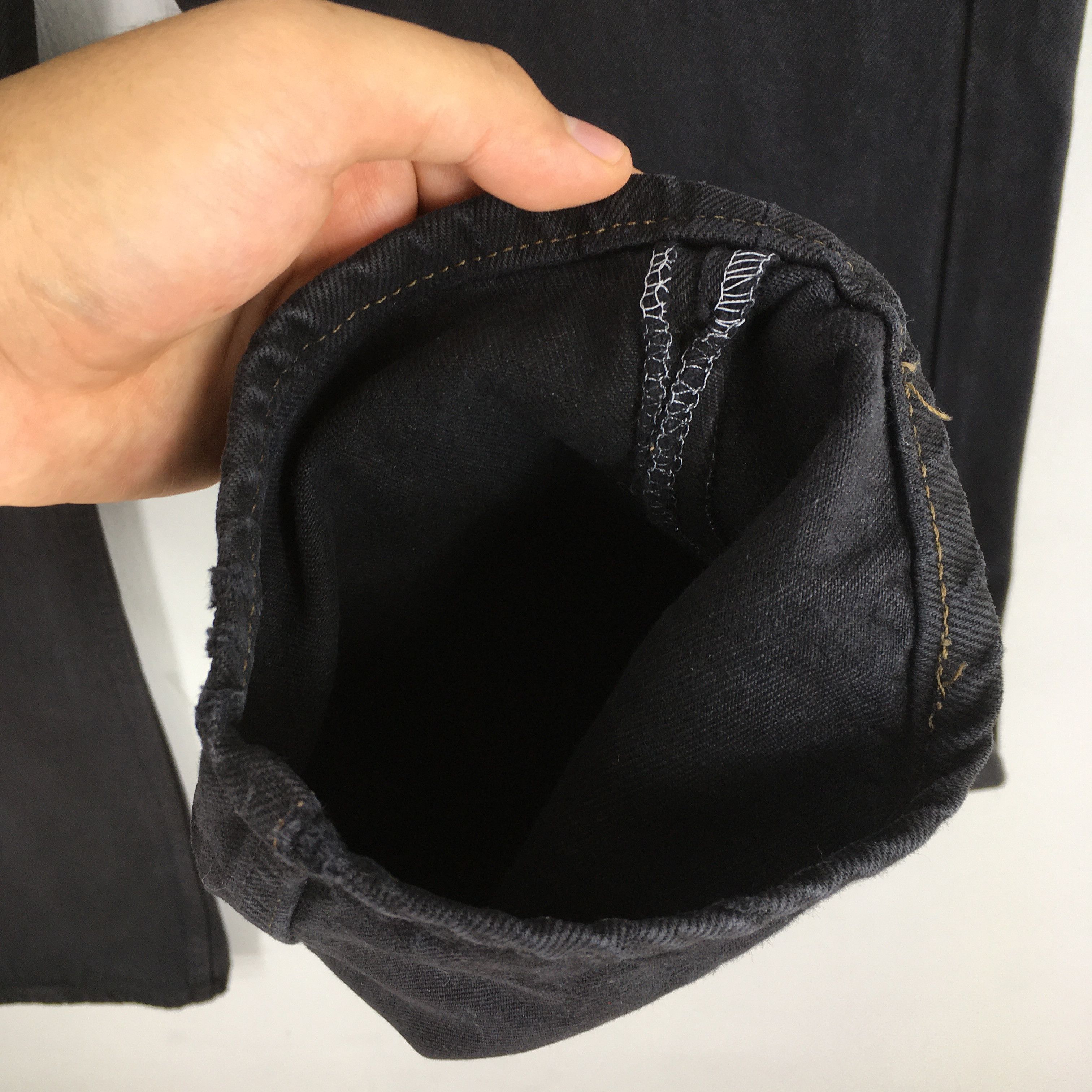 Levi's Size 30x30.5 Vintage 90s Levi's 501 Black Jeans S1167 Size US 30 / EU 46 - 5 Thumbnail