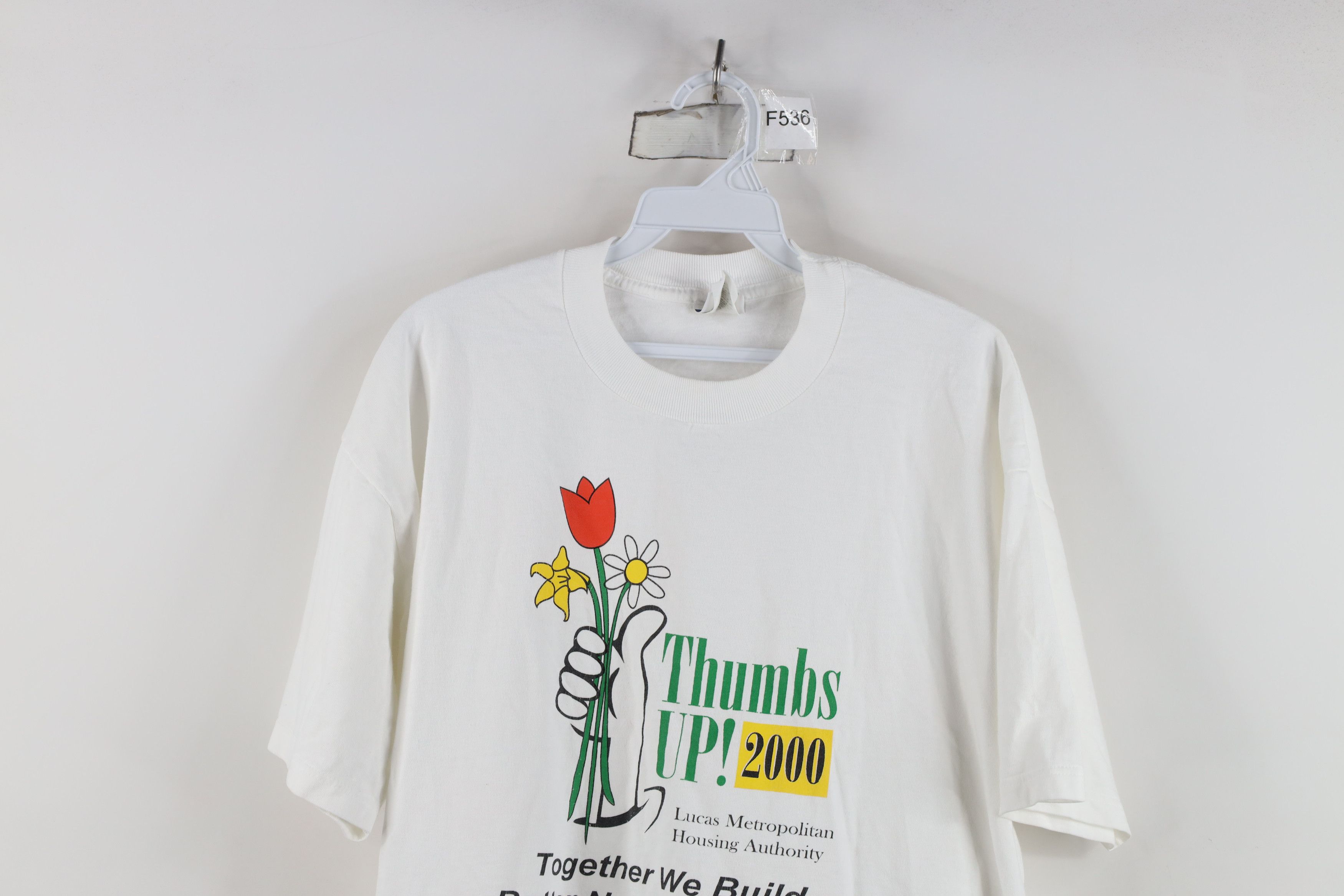 Vintage Vintage Y2K 2000 Flower Neighborhood Short Sleeve T-Shirt Size US L / EU 52-54 / 3 - 2 Thumbnail