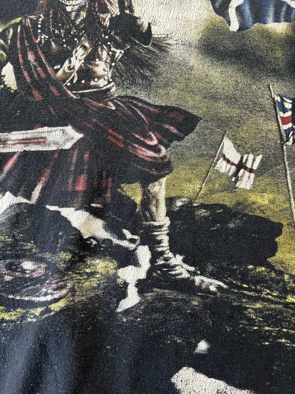 Band Tees Rare Iron Maiden Tee T Shirt 1998 Vintage Black Size US L / EU 52-54 / 3 - 14 Thumbnail