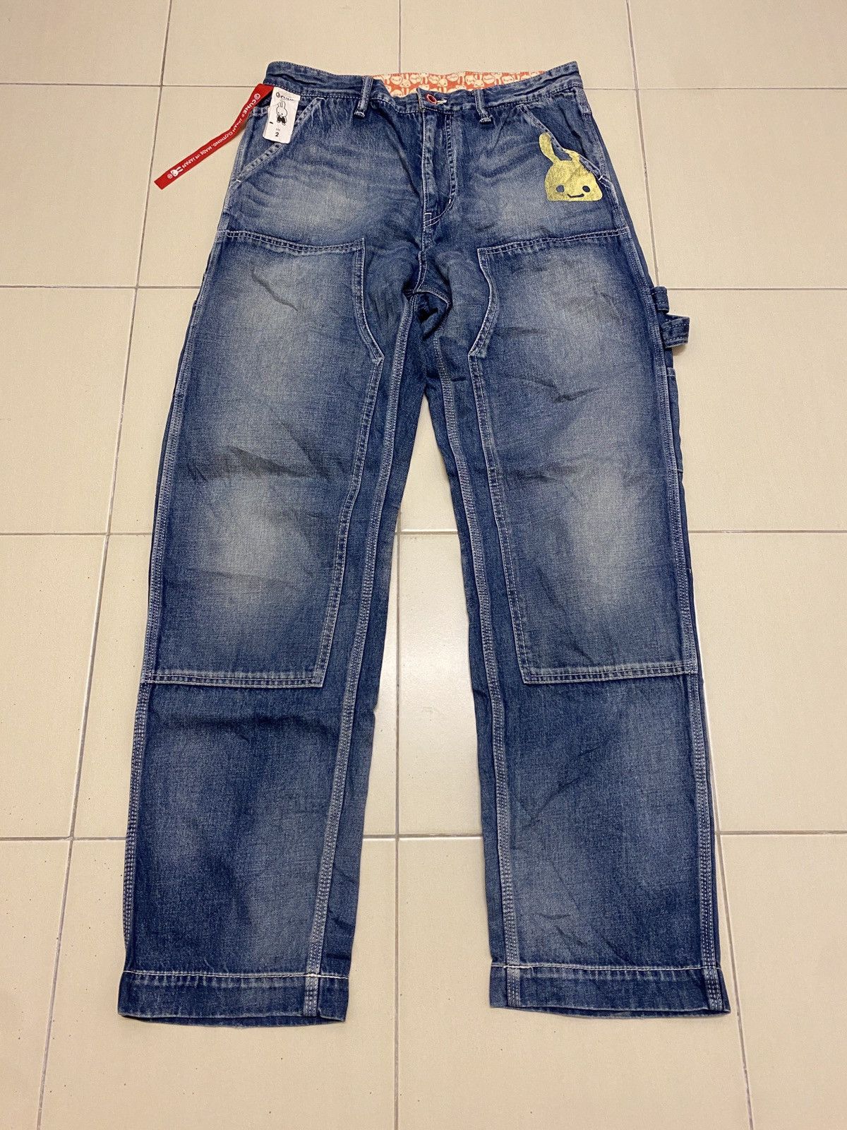 Japanese Brand CUNE Japan Double Knee Carpenter Jeans Size US 31 - 1 Thumbnail