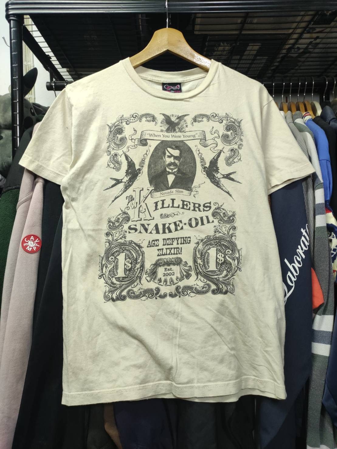 Band Tees Rare! Vtg 00's The Killers " When You Were Young " Single Size US M / EU 48-50 / 2 - 2 Thumbnail