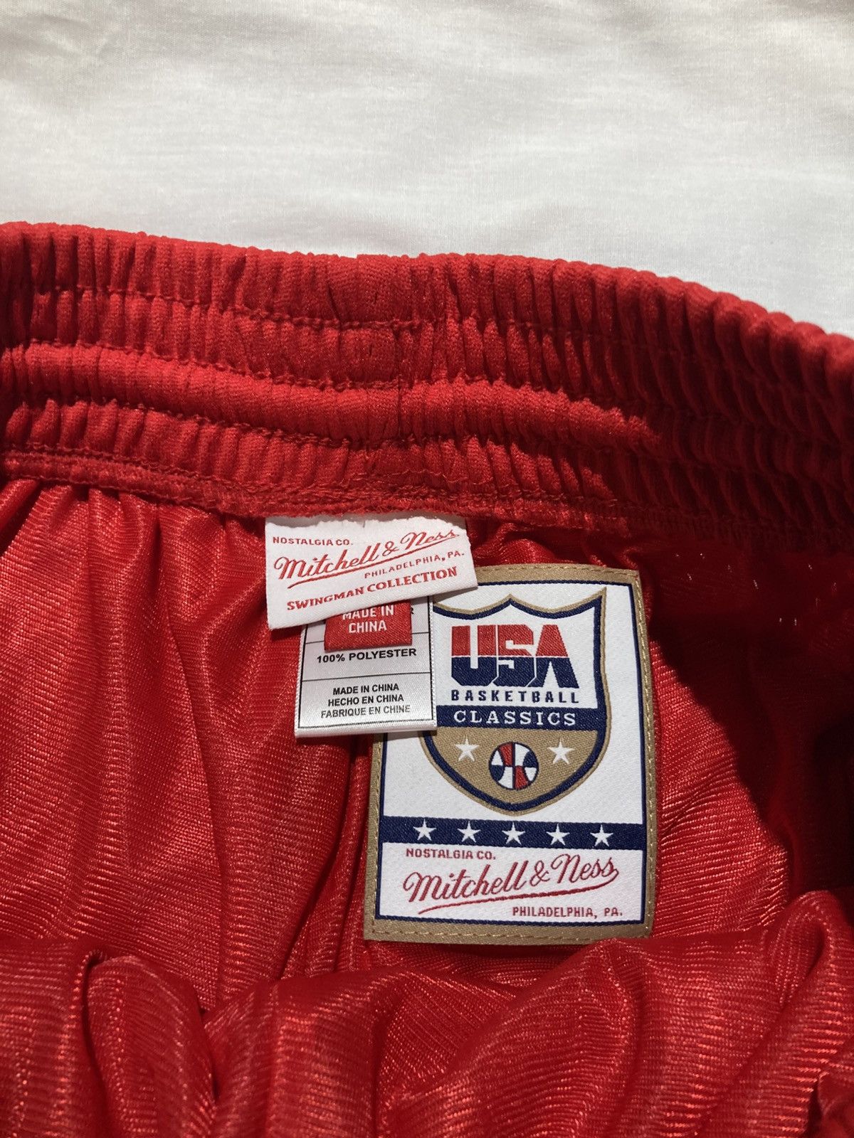 Mitchell & Ness Mitchell & Ness Team USA Basketball Shorts, size medium Size US 30 / EU 46 - 4 Thumbnail