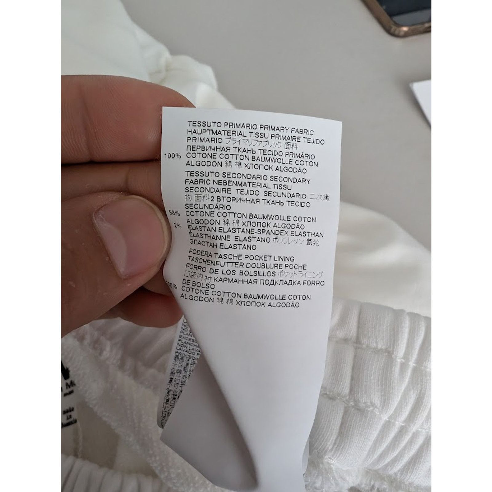 Maison Margiela o1rshd1 Women's /DUP/ MM6 Pants / Sweatpants Short in White Size 24" / US 00 / IT 34 - 16 Thumbnail