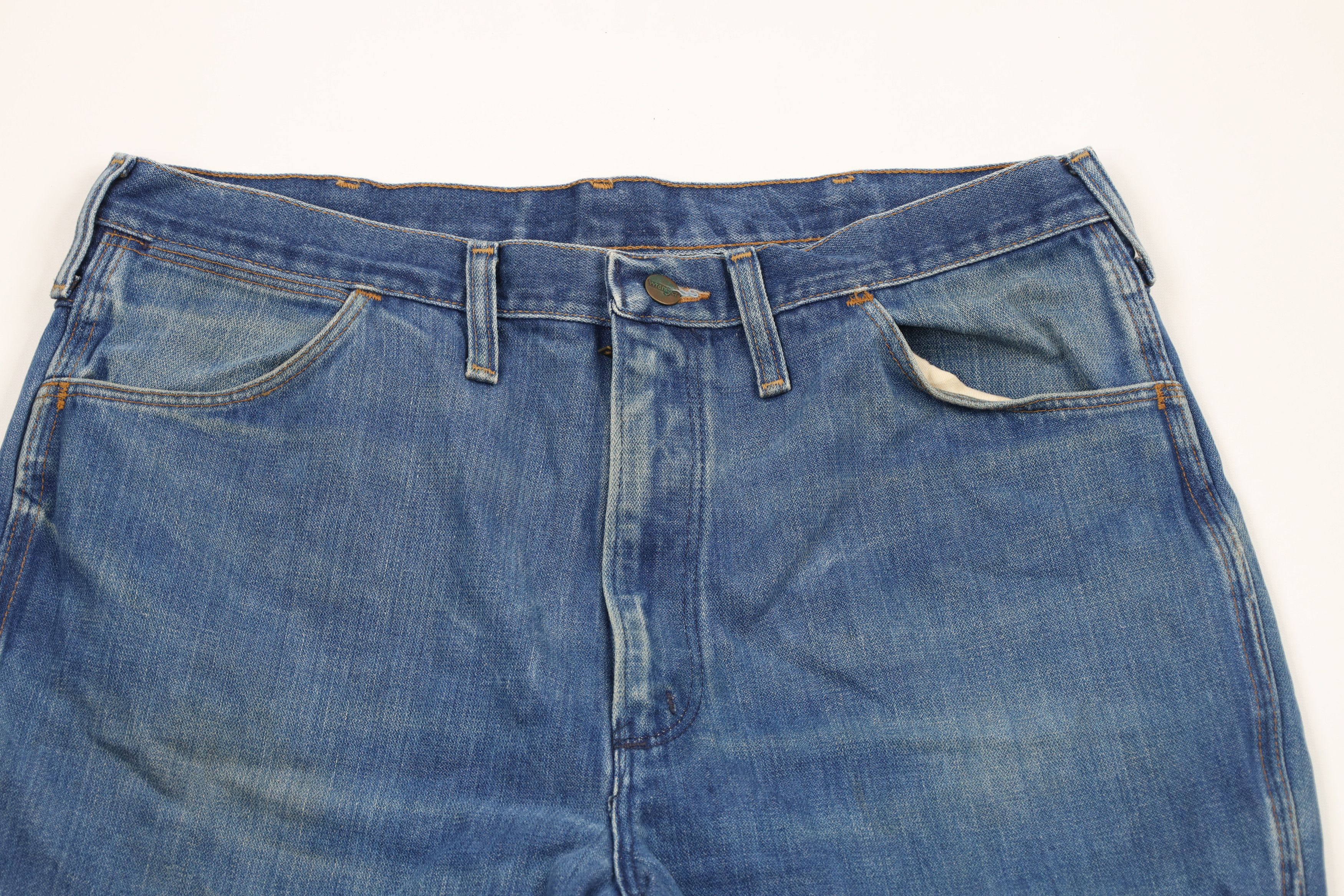 Vintage × Wrangler Vintage 70s Wrangler Wide Leg Bell Bottoms Denim Jeans USA Size US 36 / EU 52 - 2 Thumbnail