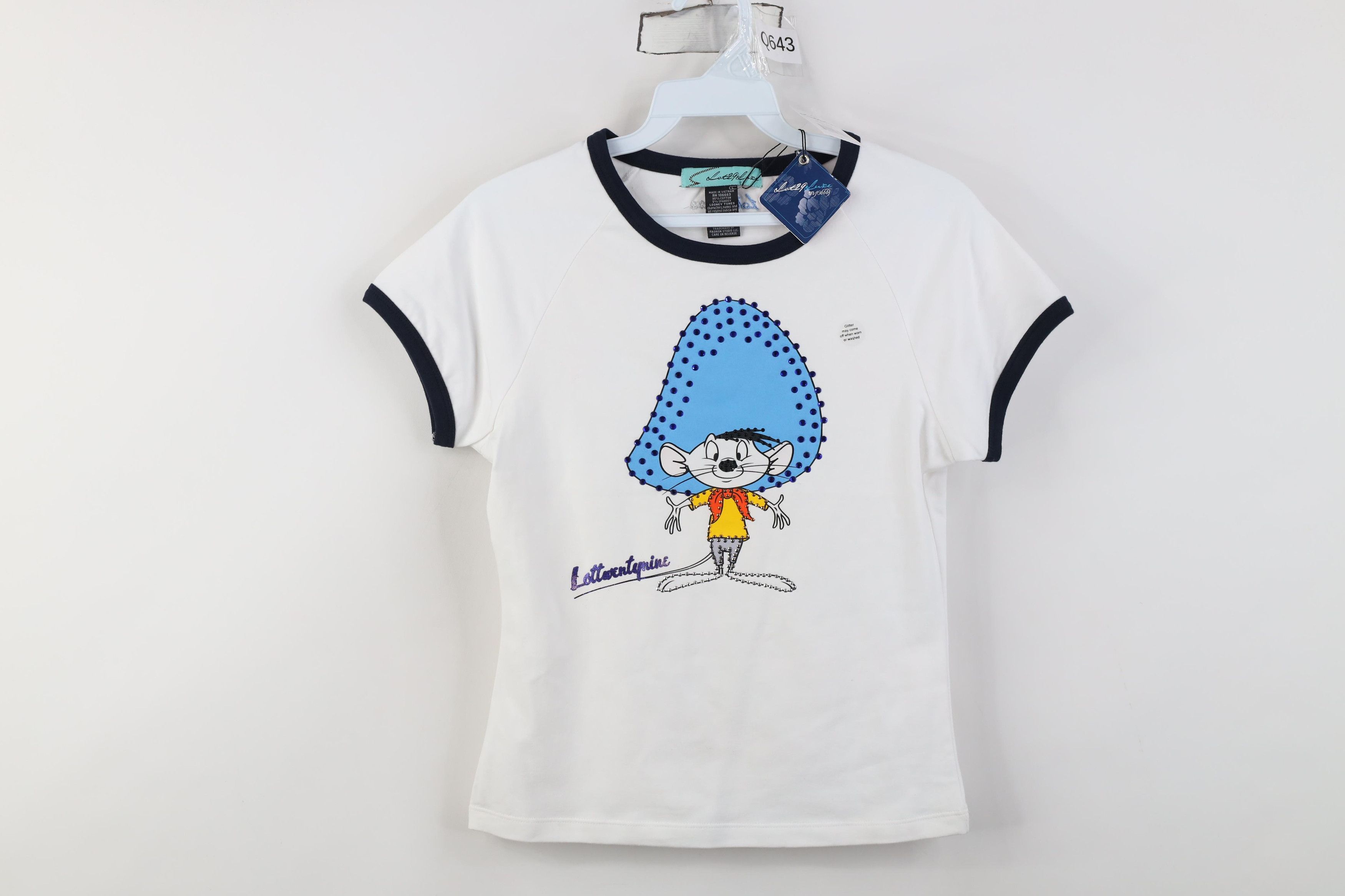 Vintage Deadstock Vintage Y2K Lot 29 Looney Tunes Gonzales T-Shirt Size L / US 10 / IT 46 - 1 Thumbnail