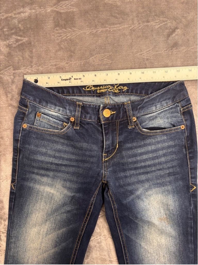 American Rag Women's American Rag Denim Shorts Size 0 Blue Size 27" / US 4 / IT 40 - 2 Thumbnail