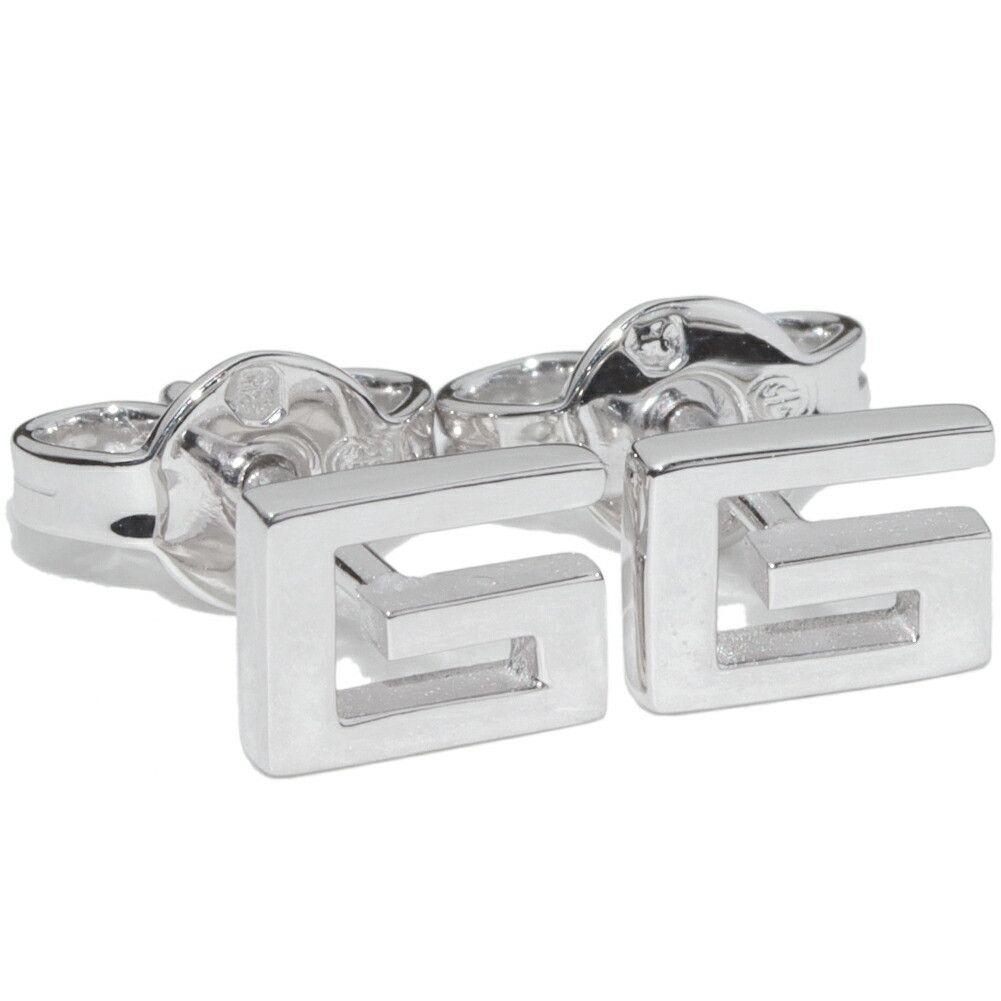 Gucci Gucci Gucci G Logo K18WG Stud Earrings Metal Earrings DUTY FREE for USA Size ONE SIZE - 1 Thumbnail